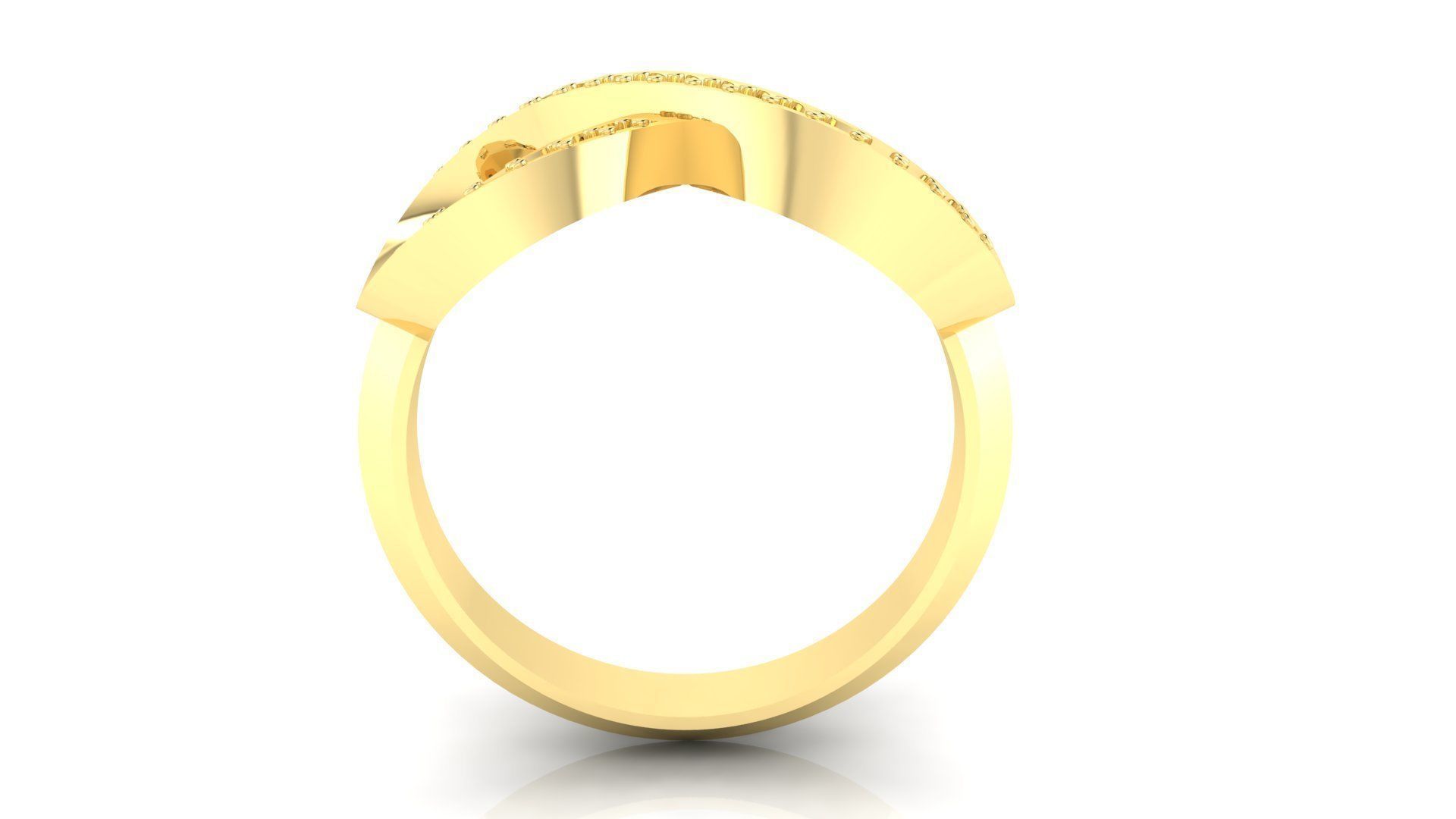 Ring M47 The luxury female ring with gems wedding 3D print model_7