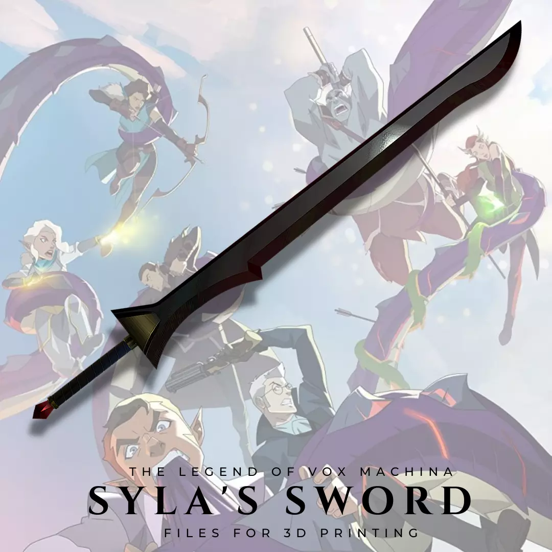 Sylas Sword from The Legend of Vox Machina 3D print model_0