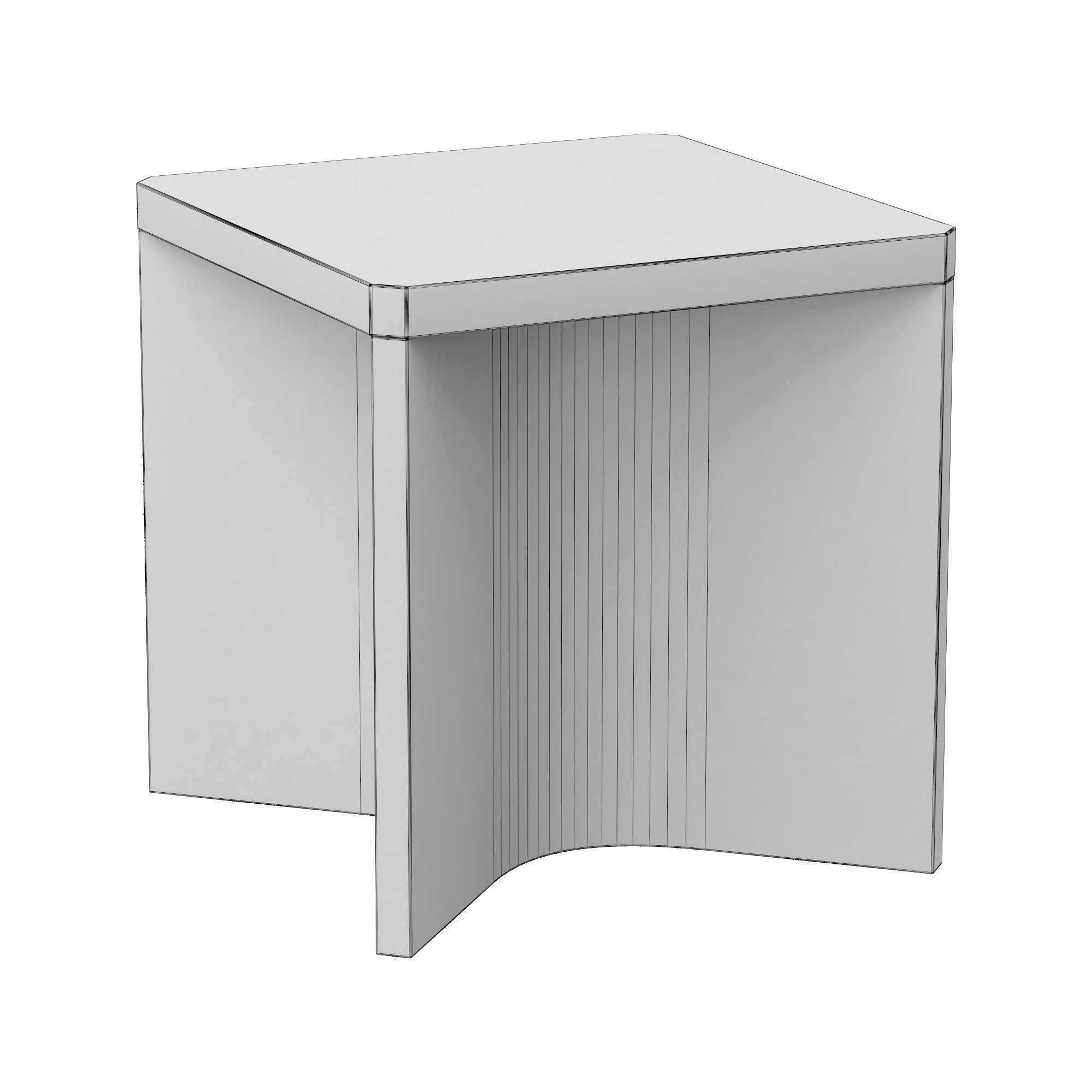 Aric side table 3D model_6