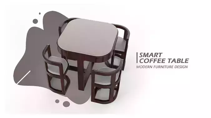 Smart Coffee table 3d Model