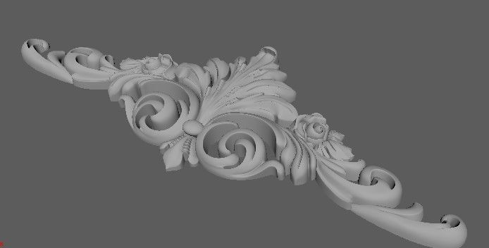 Decor for furniture 3D model_3