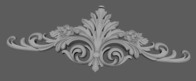 Decor for furniture 3D model_2