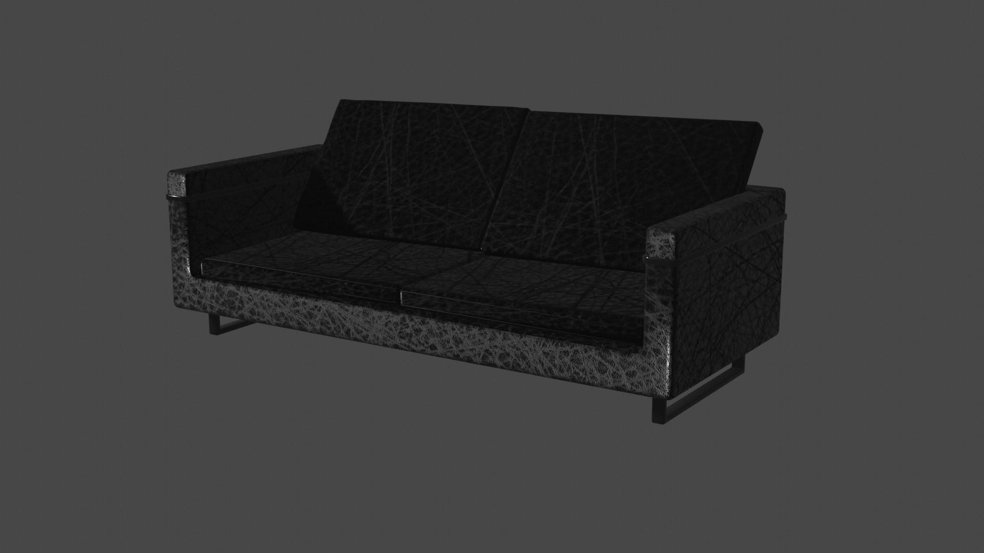 armchair sofa Free 3D model_1