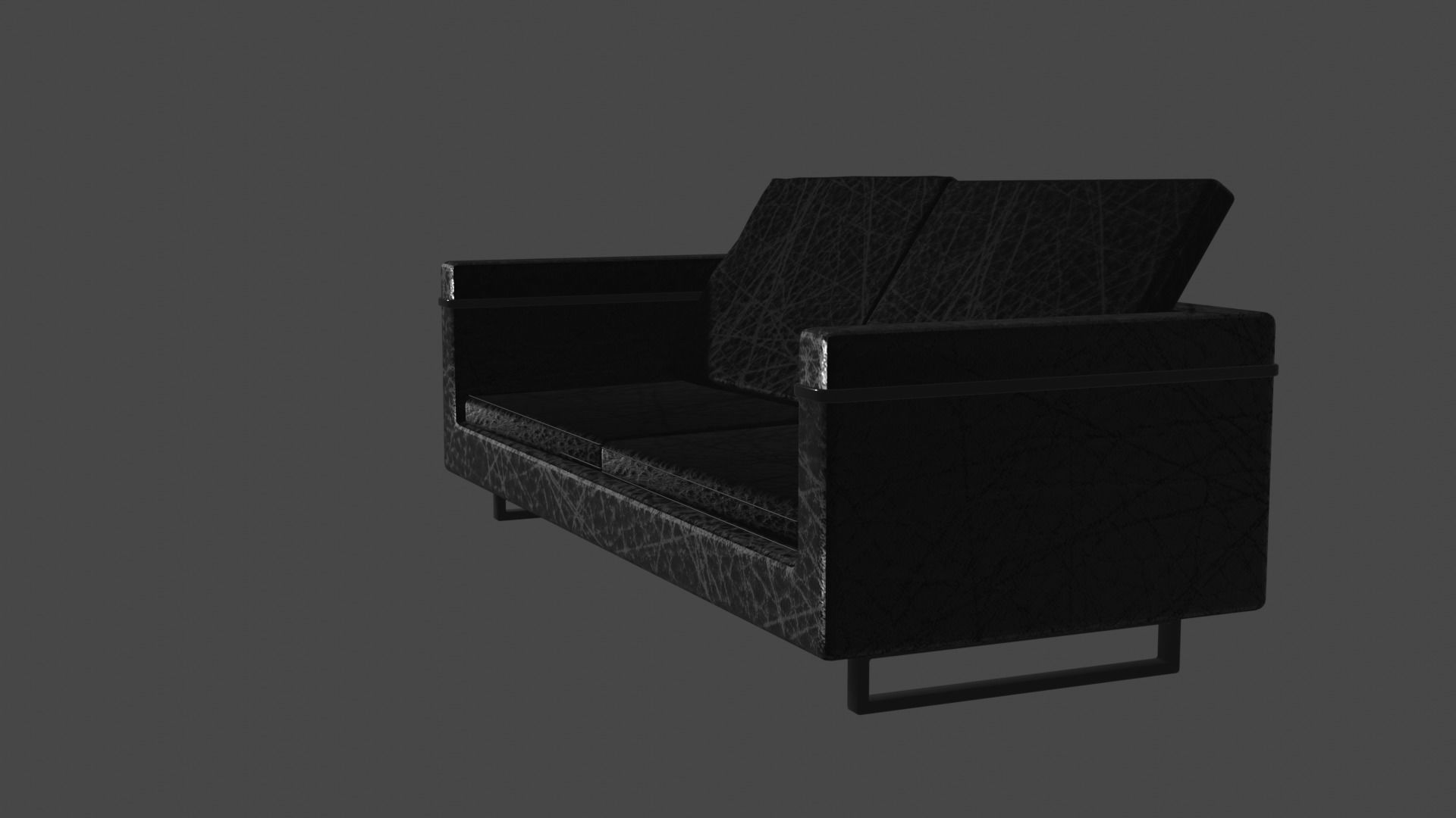 armchair sofa Free 3D model_2