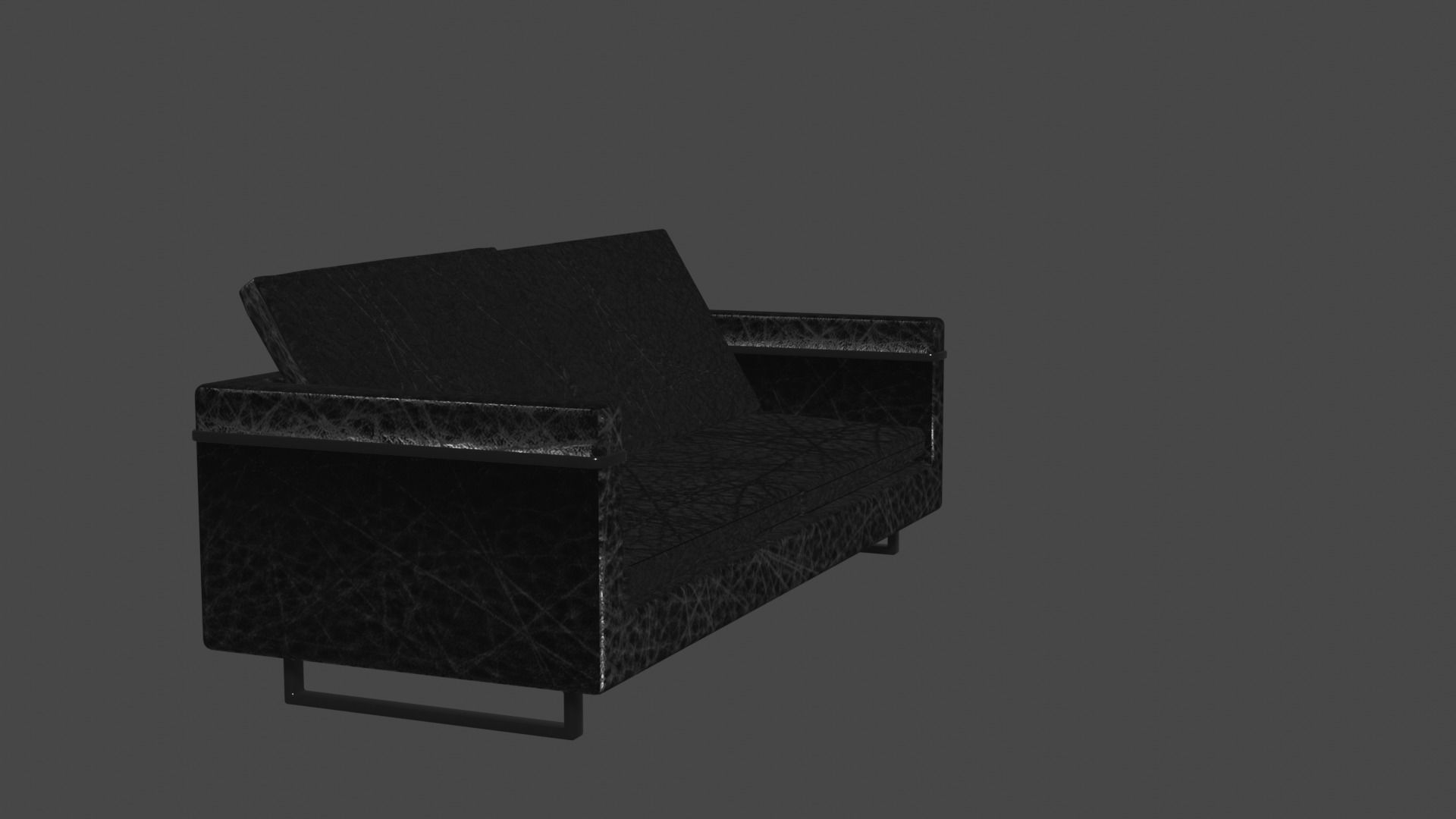 armchair sofa Free 3D model_3