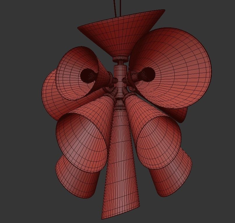 NEBULA pendant light 3D model_1