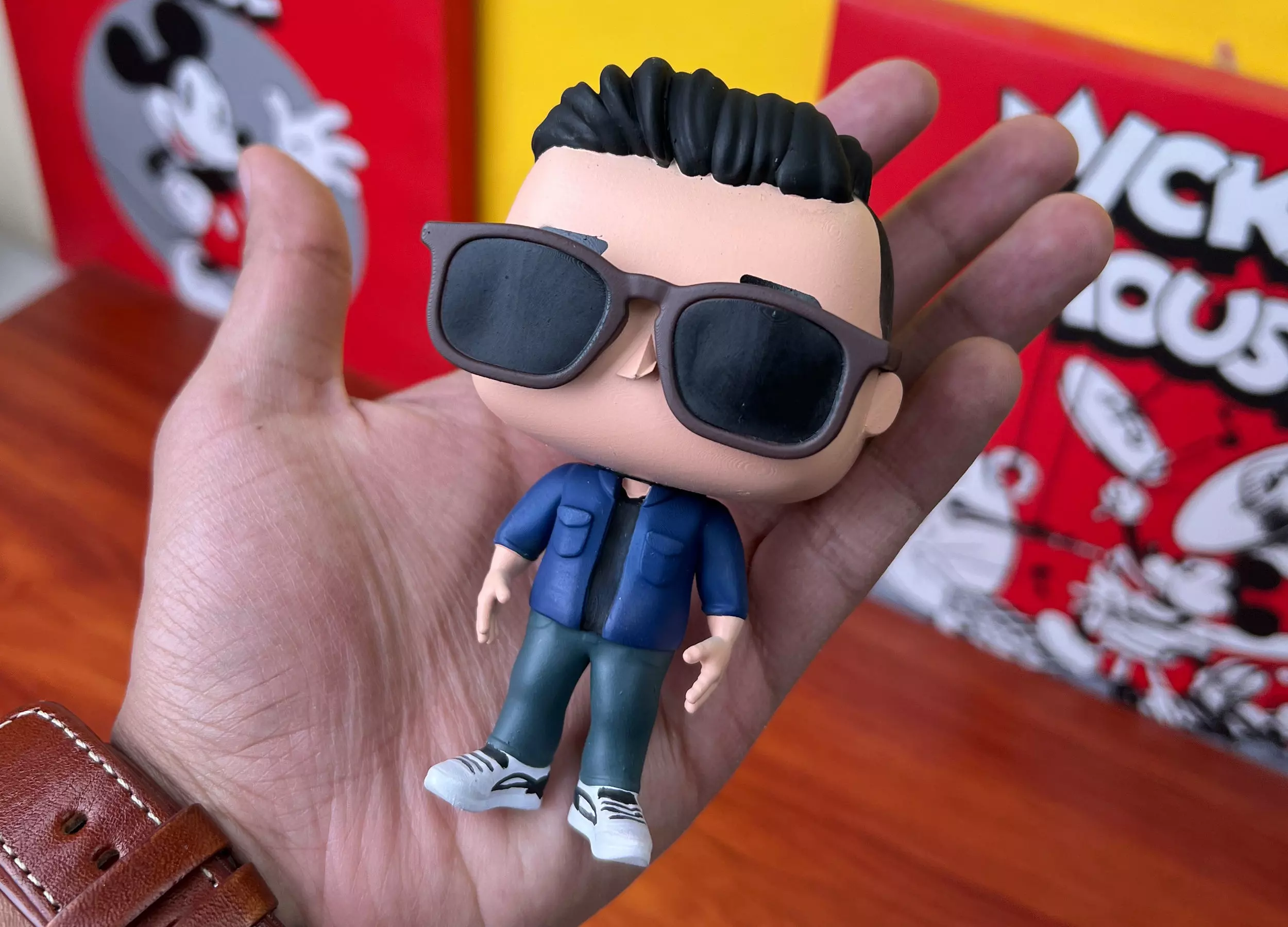 Boy with modern haircut Funko 3D print model_0