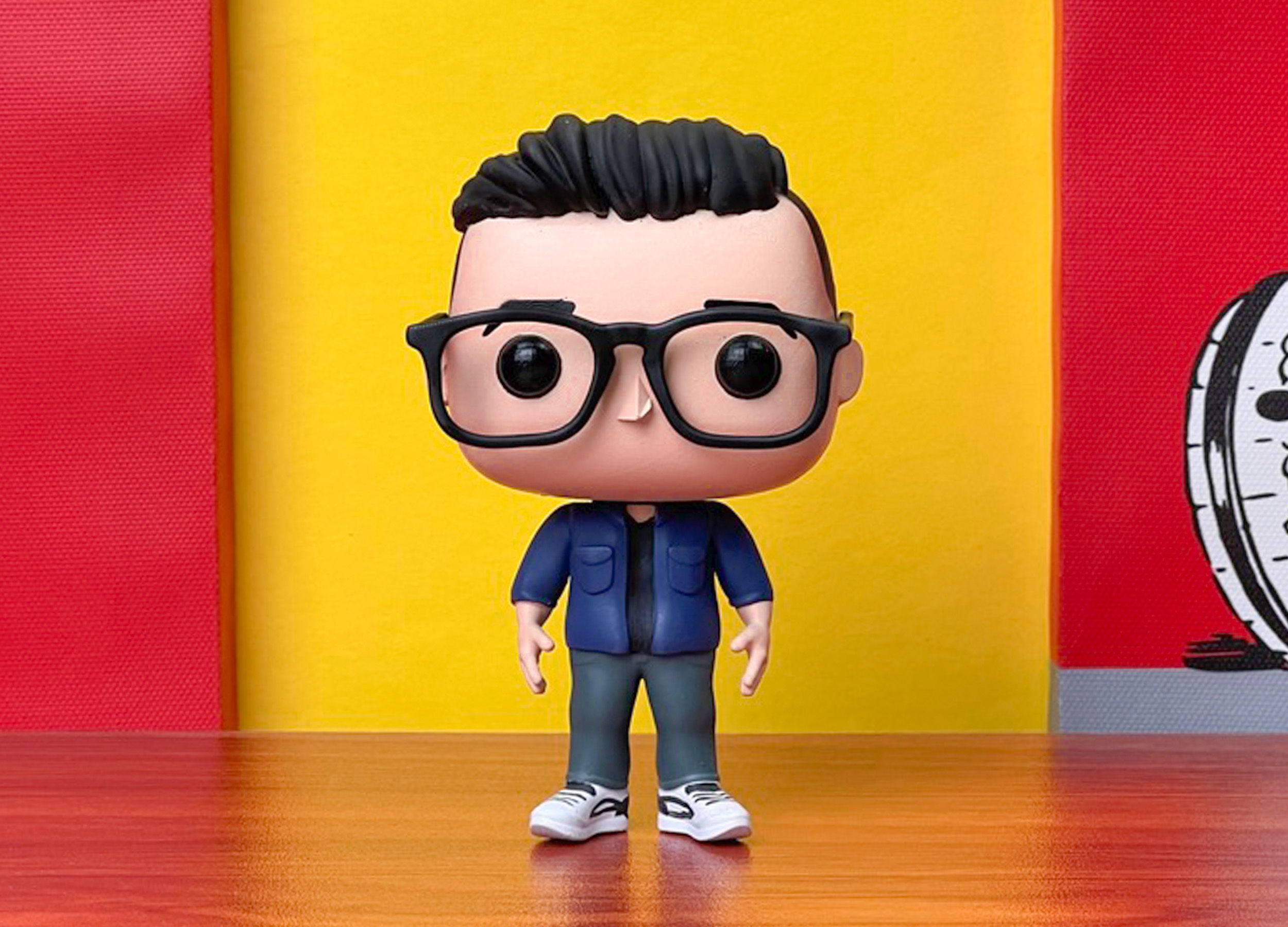 Boy with modern haircut Funko 3D print model_2