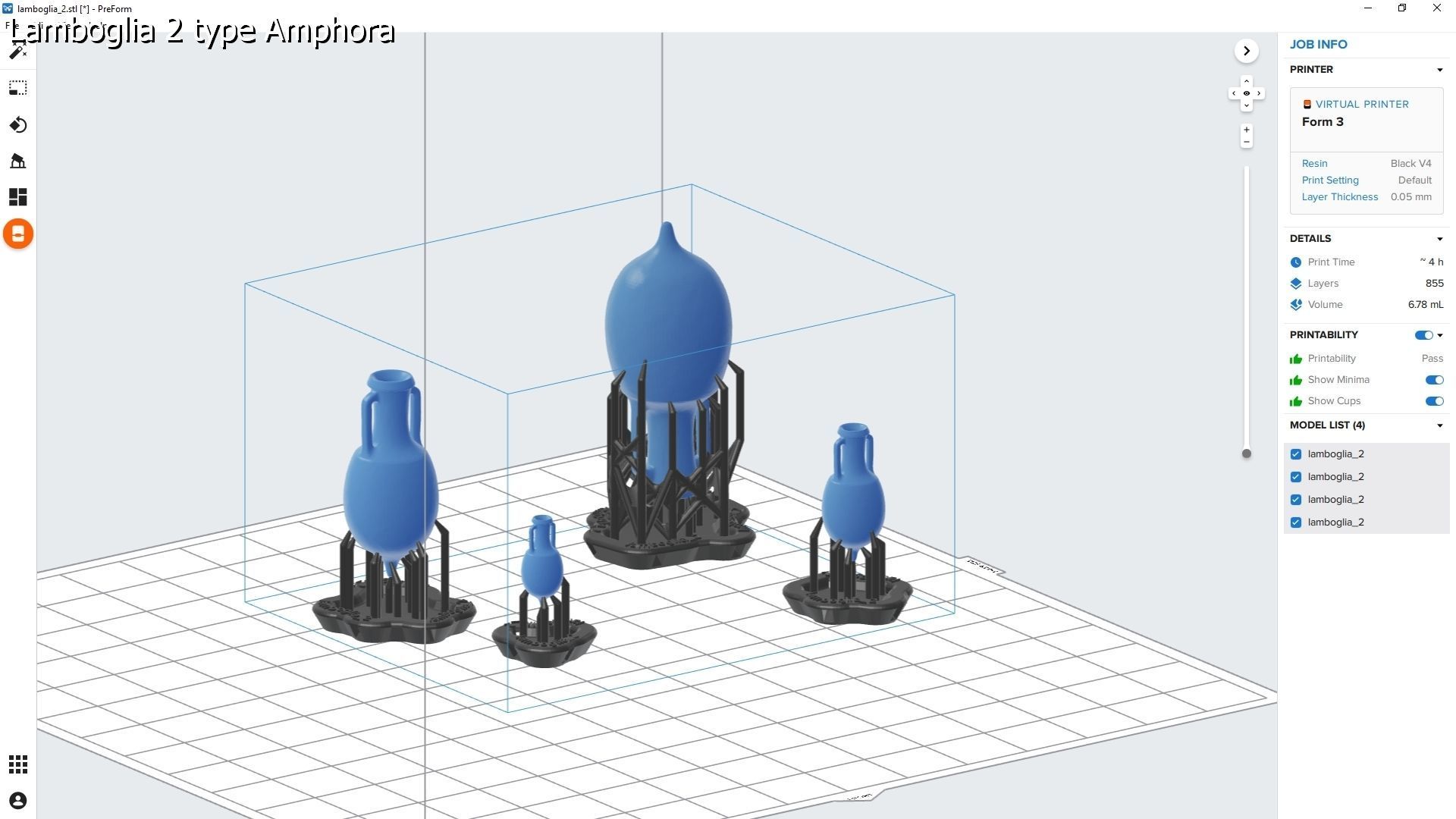 25 Amphoras pack - Personal license 3D print model_60