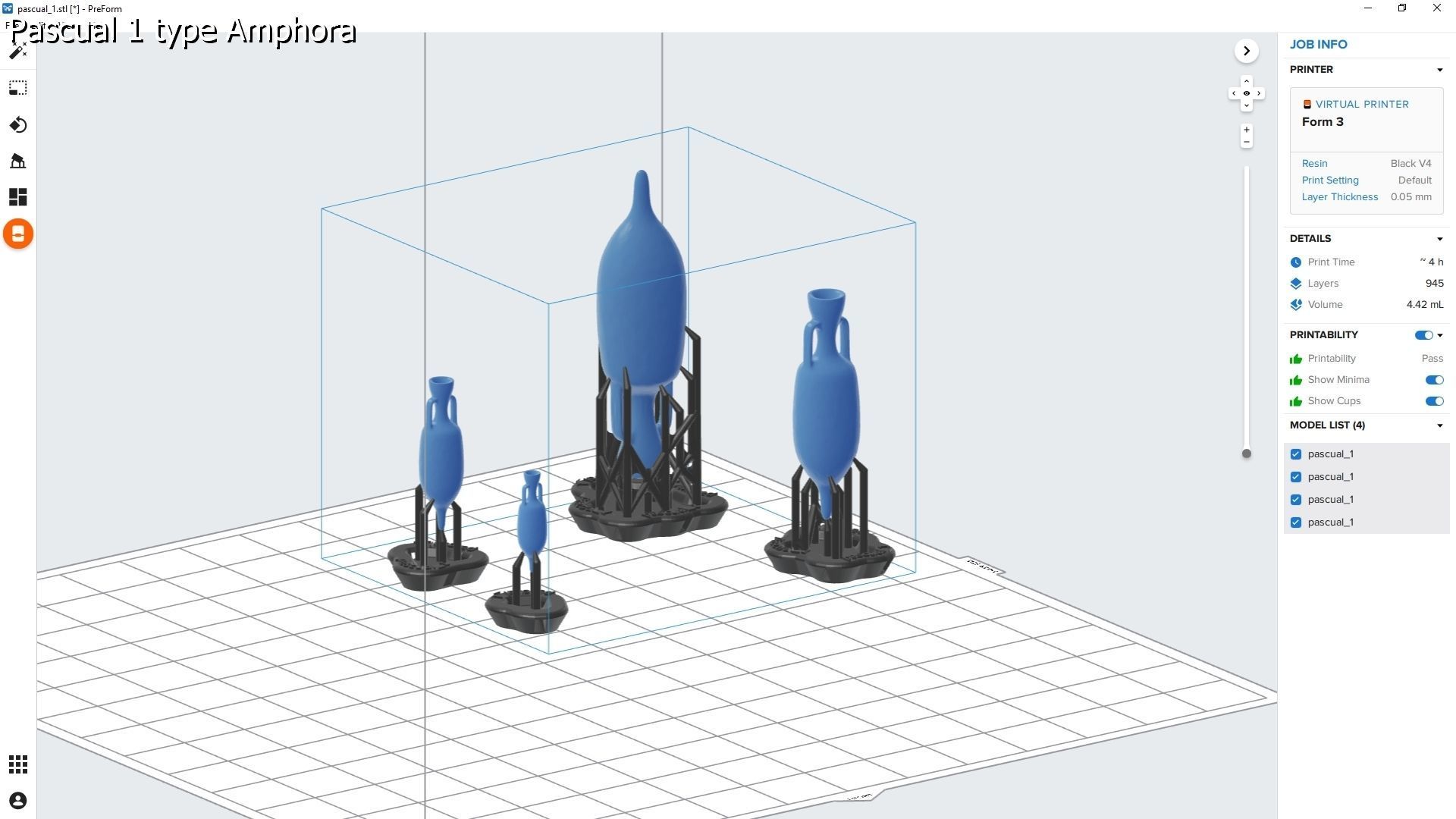 25 Amphoras pack - Personal license 3D print model_66