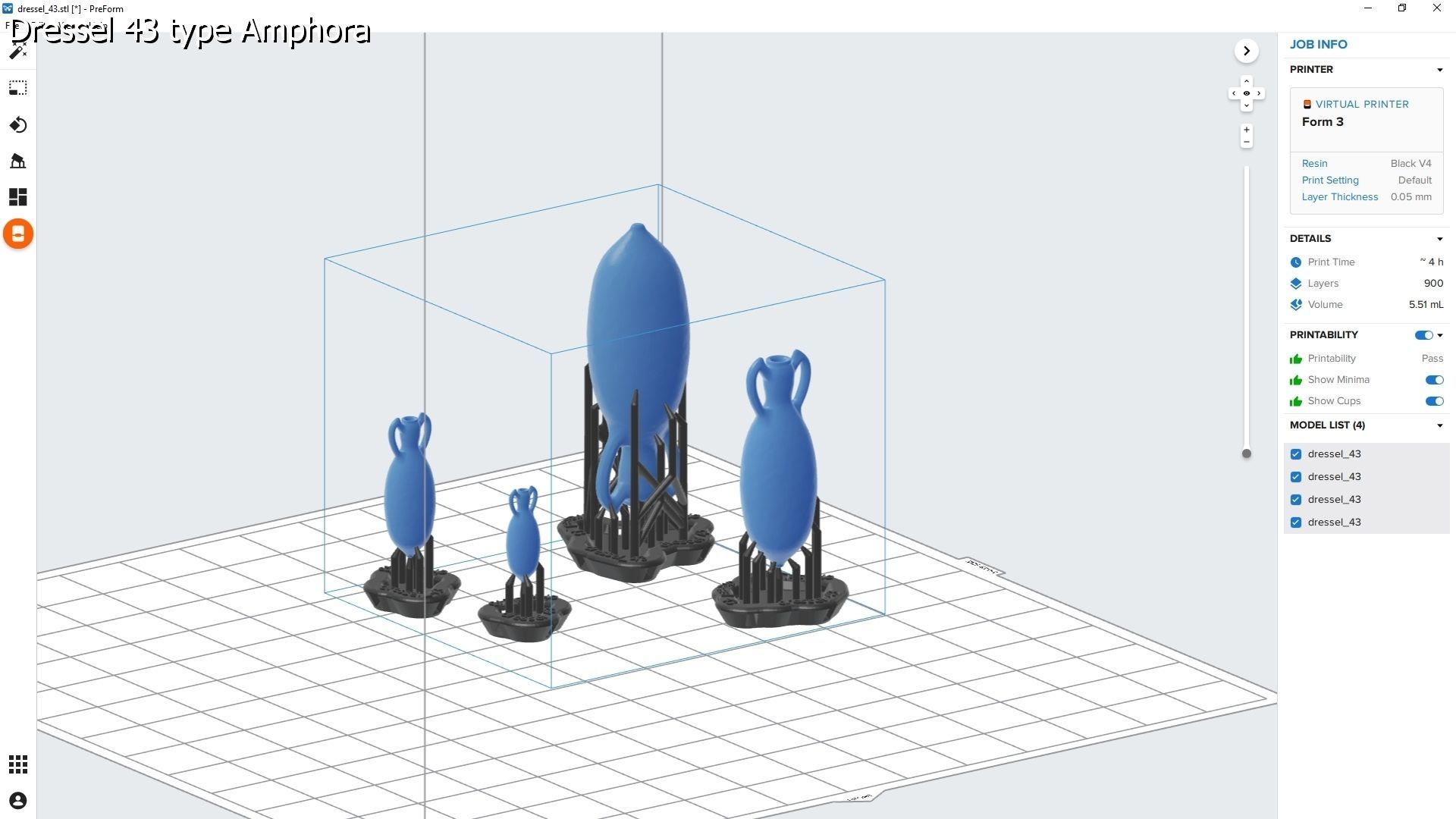 25 Amphoras pack - Personal license 3D print model_39