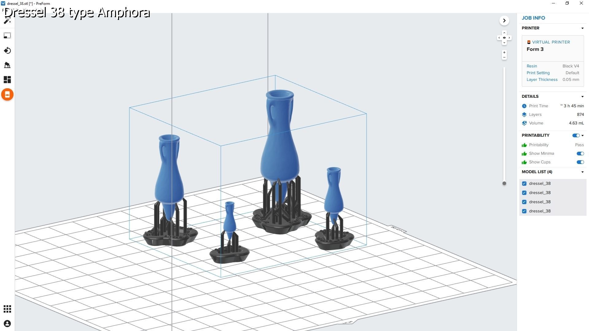 25 Amphoras pack - Personal license 3D print model_36