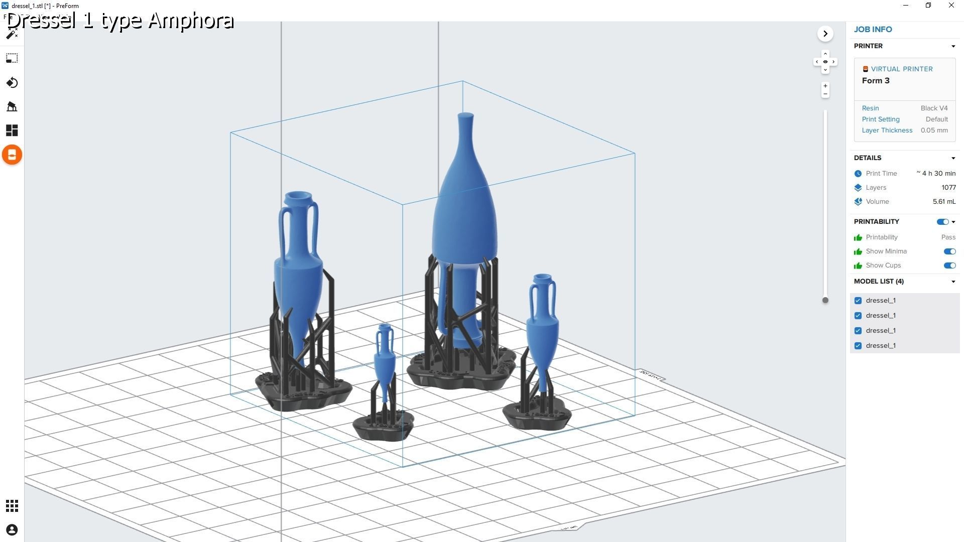 25 Amphoras pack - Personal license 3D print model_24