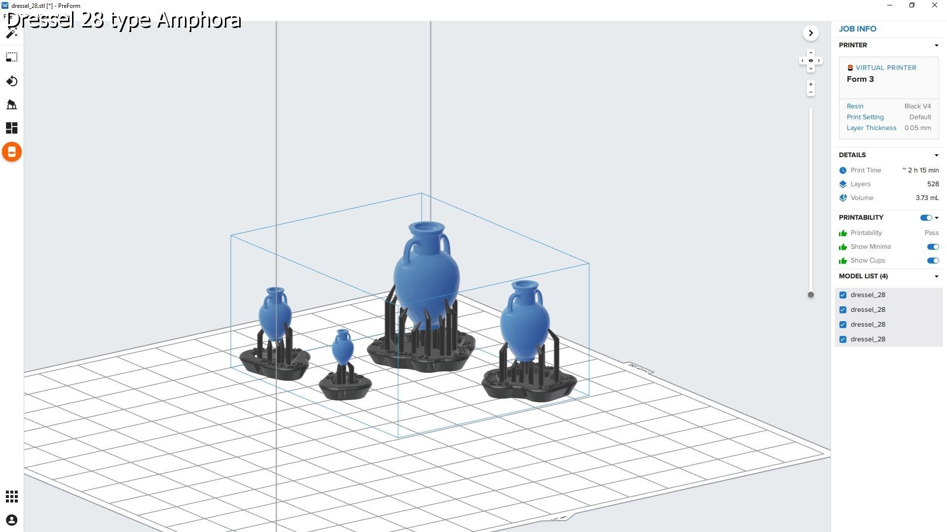 25 Amphoras pack - Personal license 3D print model_33