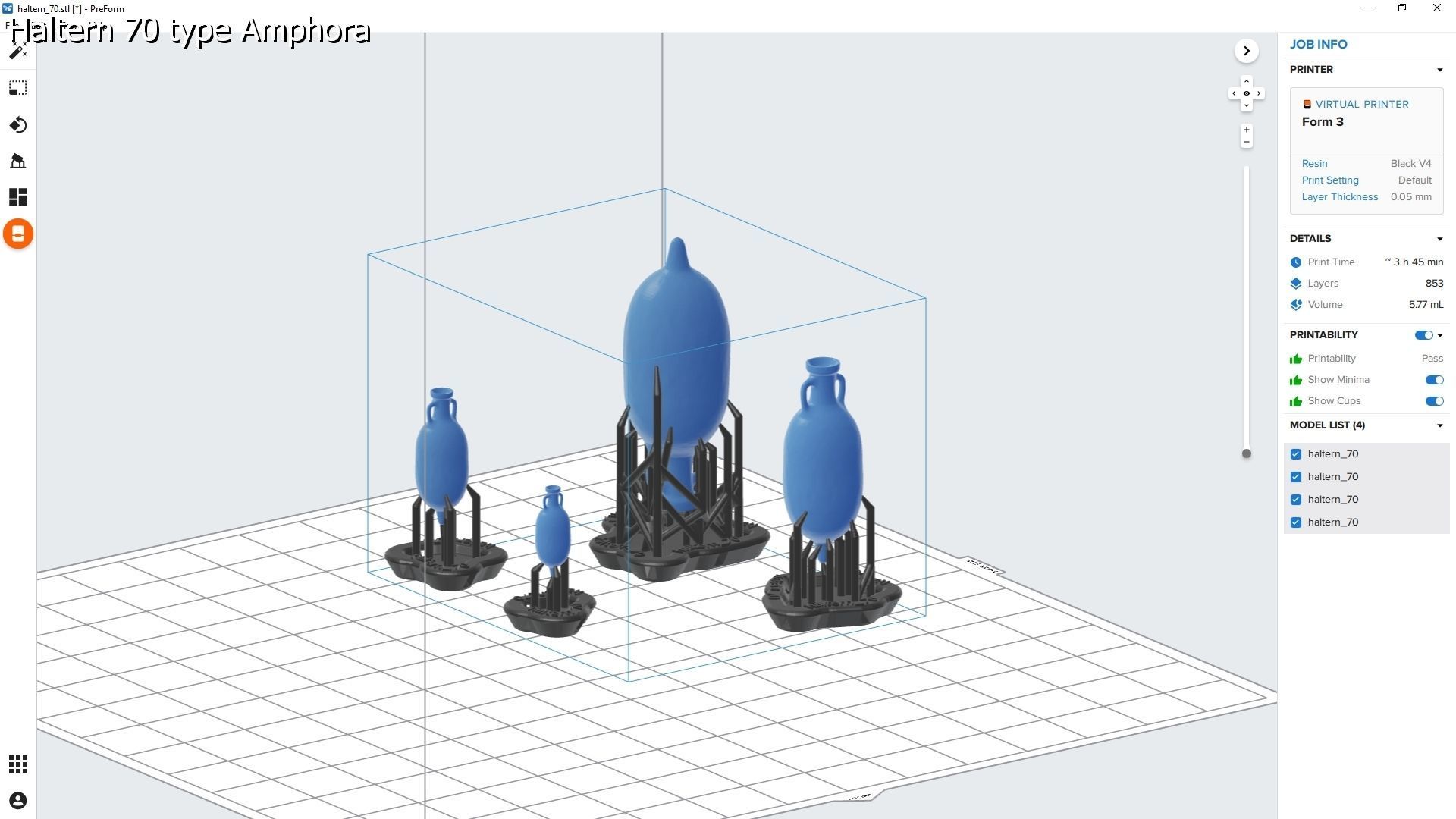 25 Amphoras pack - Personal license 3D print model_57