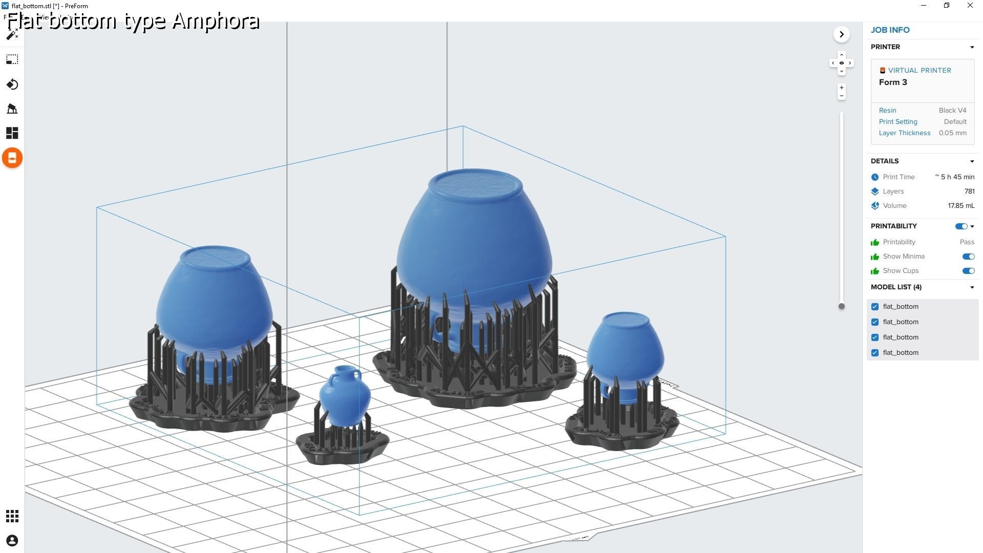 25 Amphoras pack - Personal license 3D print model_51