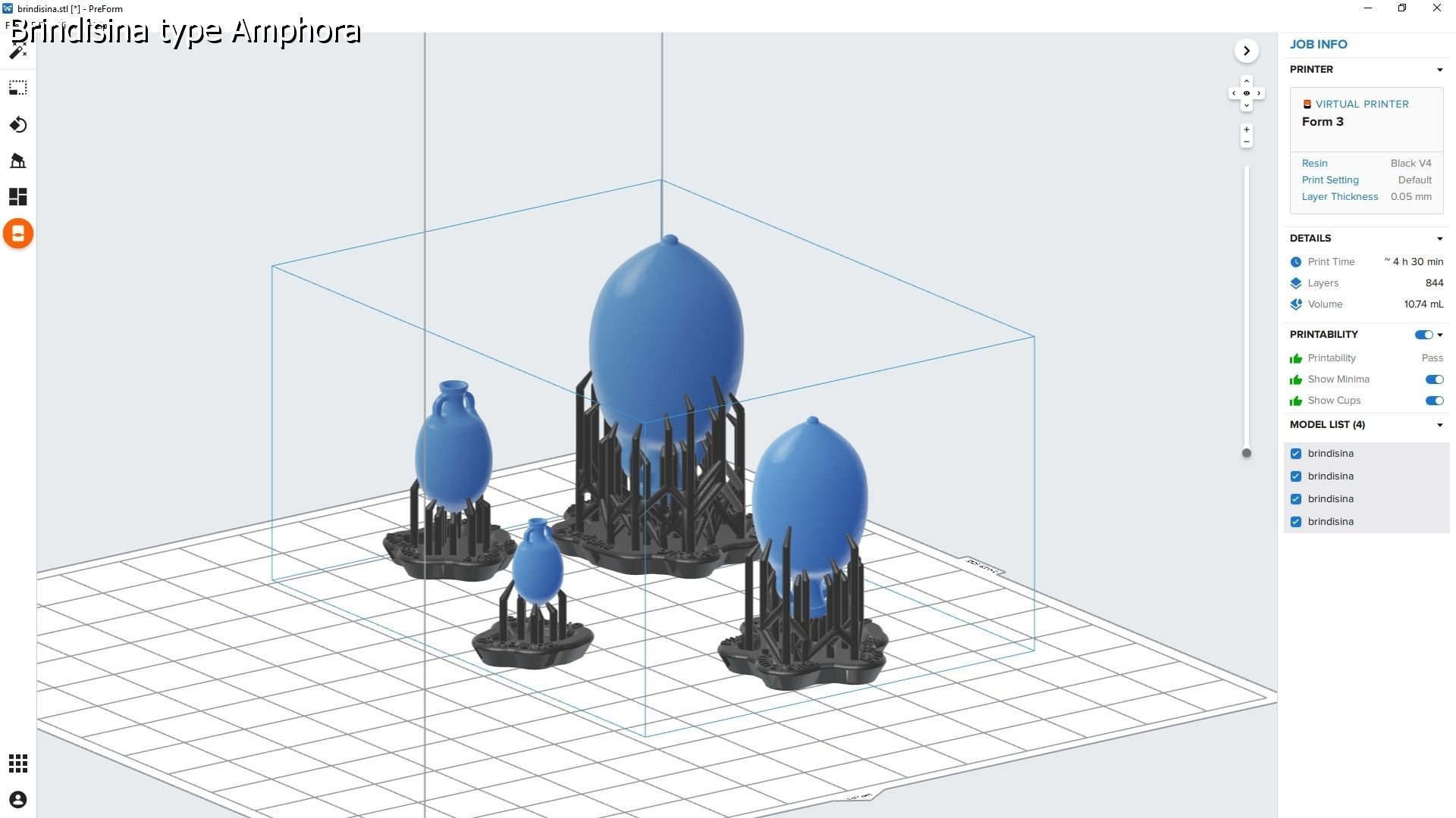 25 Amphoras pack - Personal license 3D print model_15