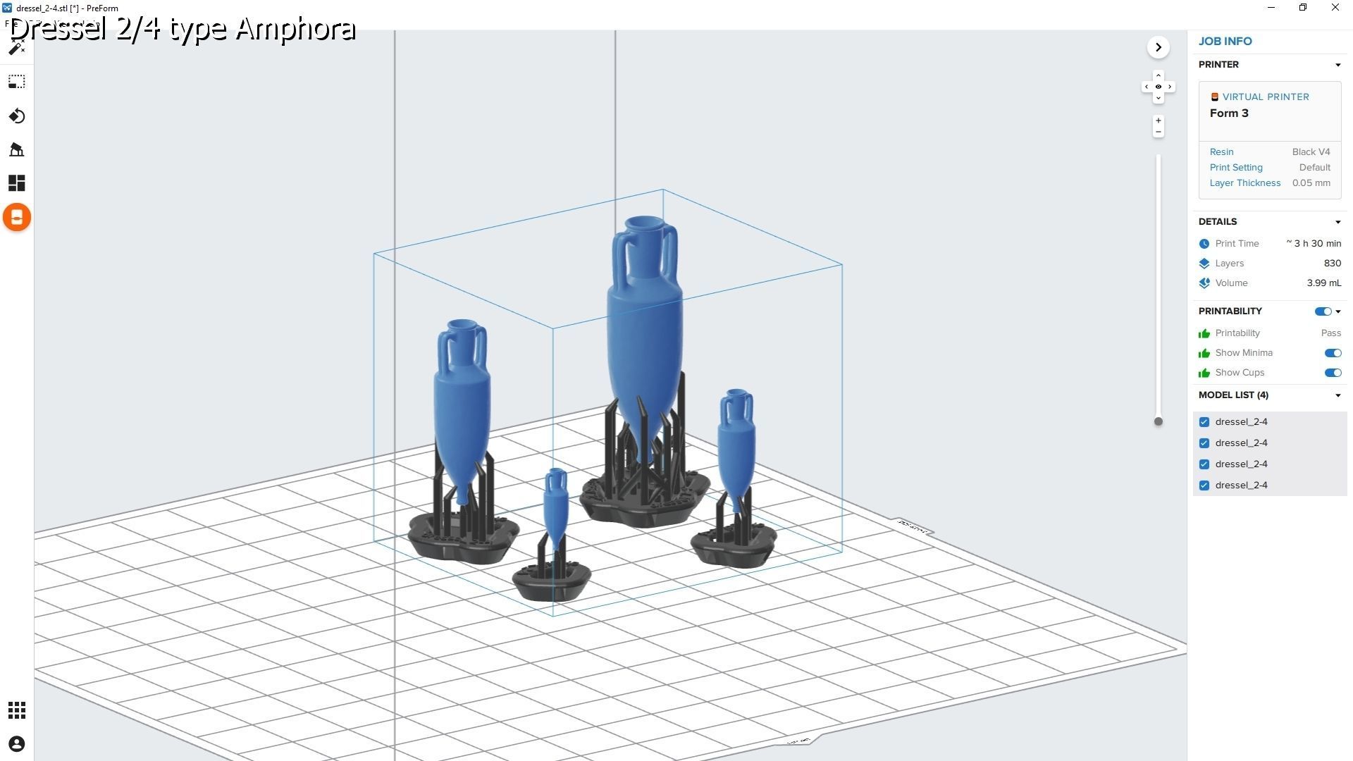 25 Amphoras pack - Personal license 3D print model_27