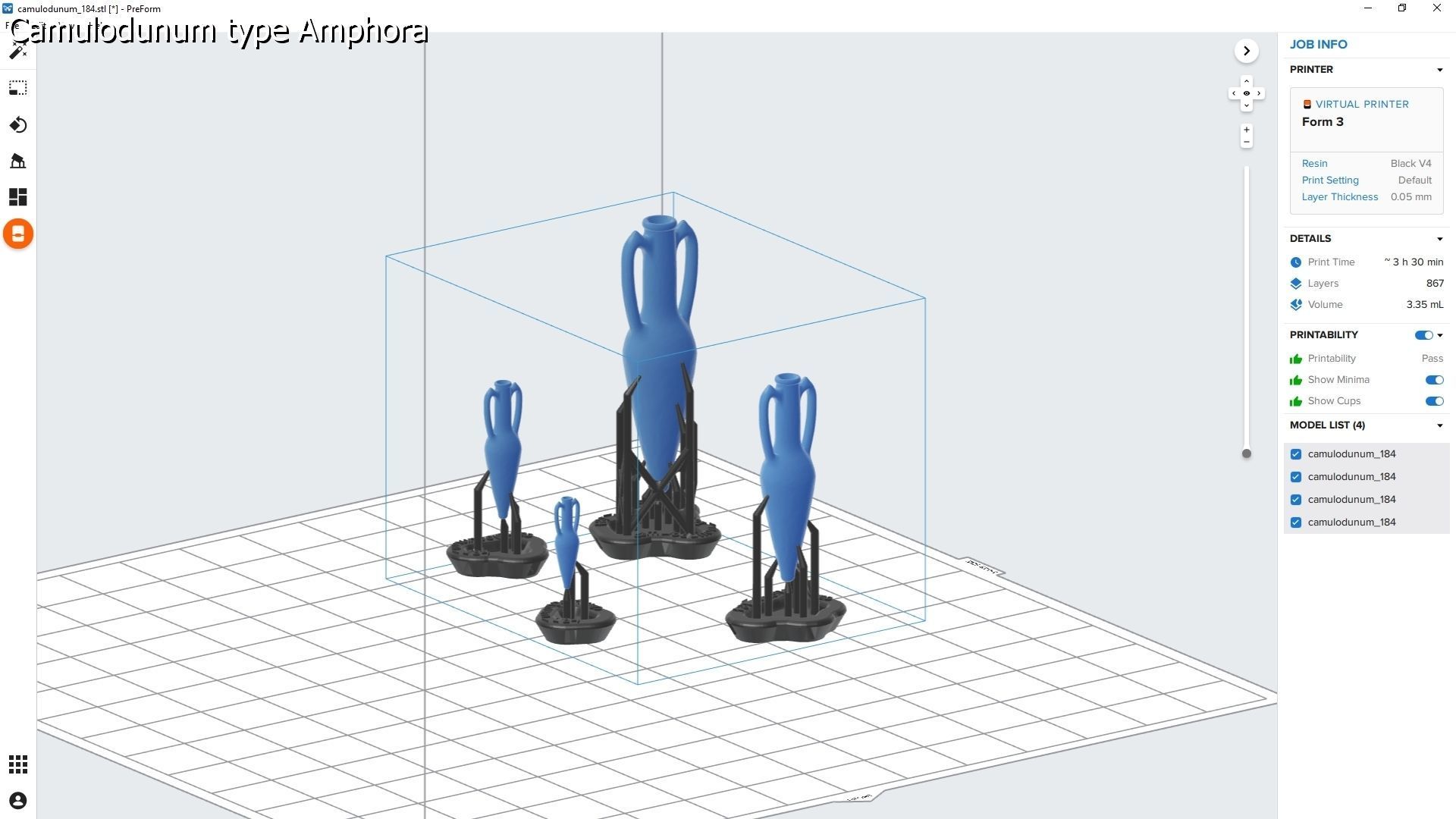 25 Amphoras pack - Personal license 3D print model_18
