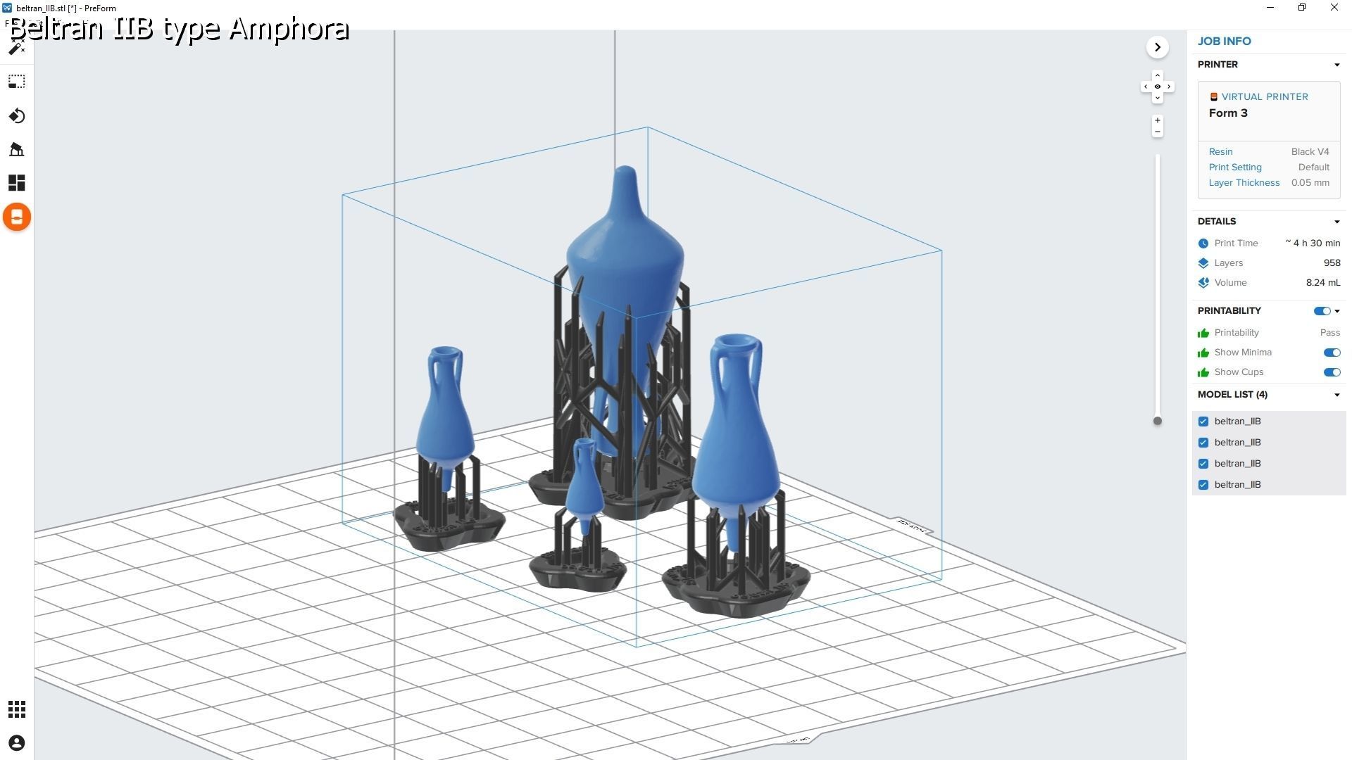 25 Amphoras pack - Personal license 3D print model_12