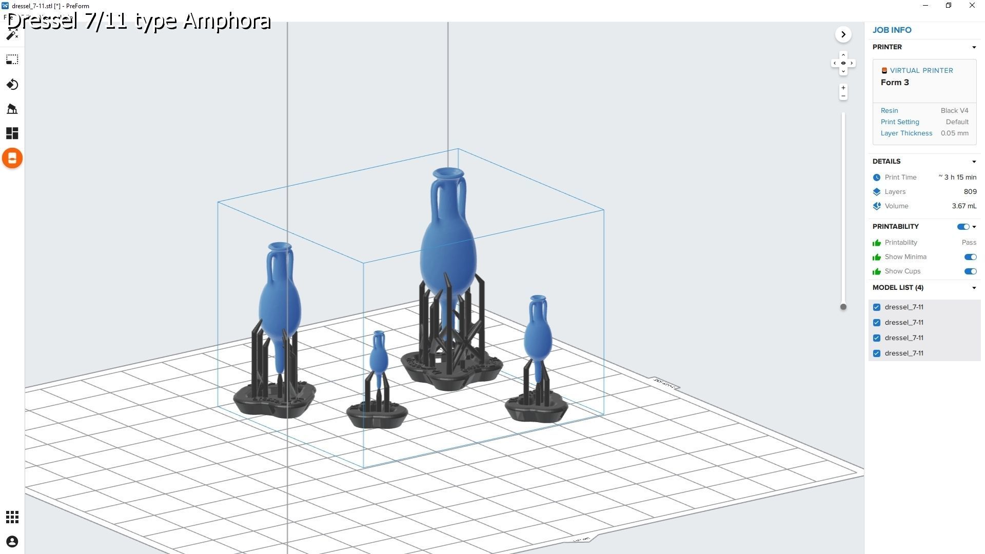 25 Amphoras pack - Personal license 3D print model_48