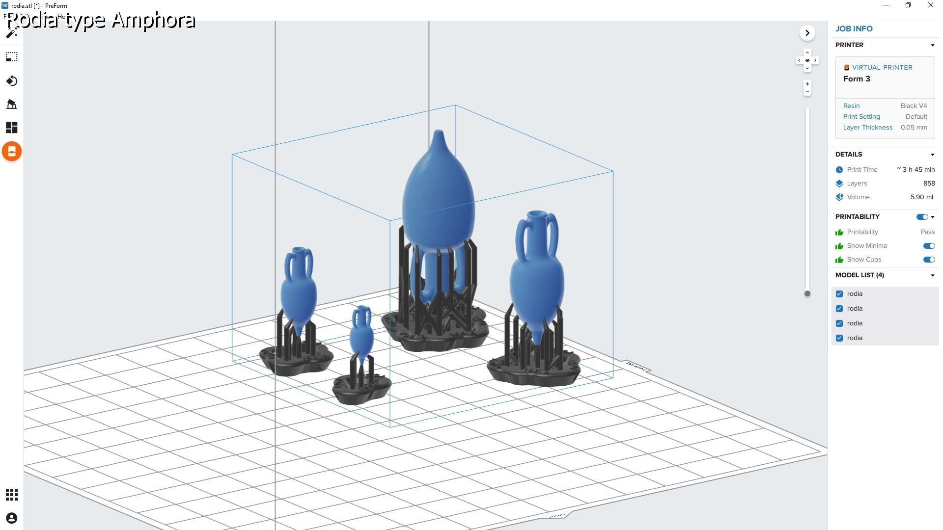 25 Amphoras pack - Personal license 3D print model_72