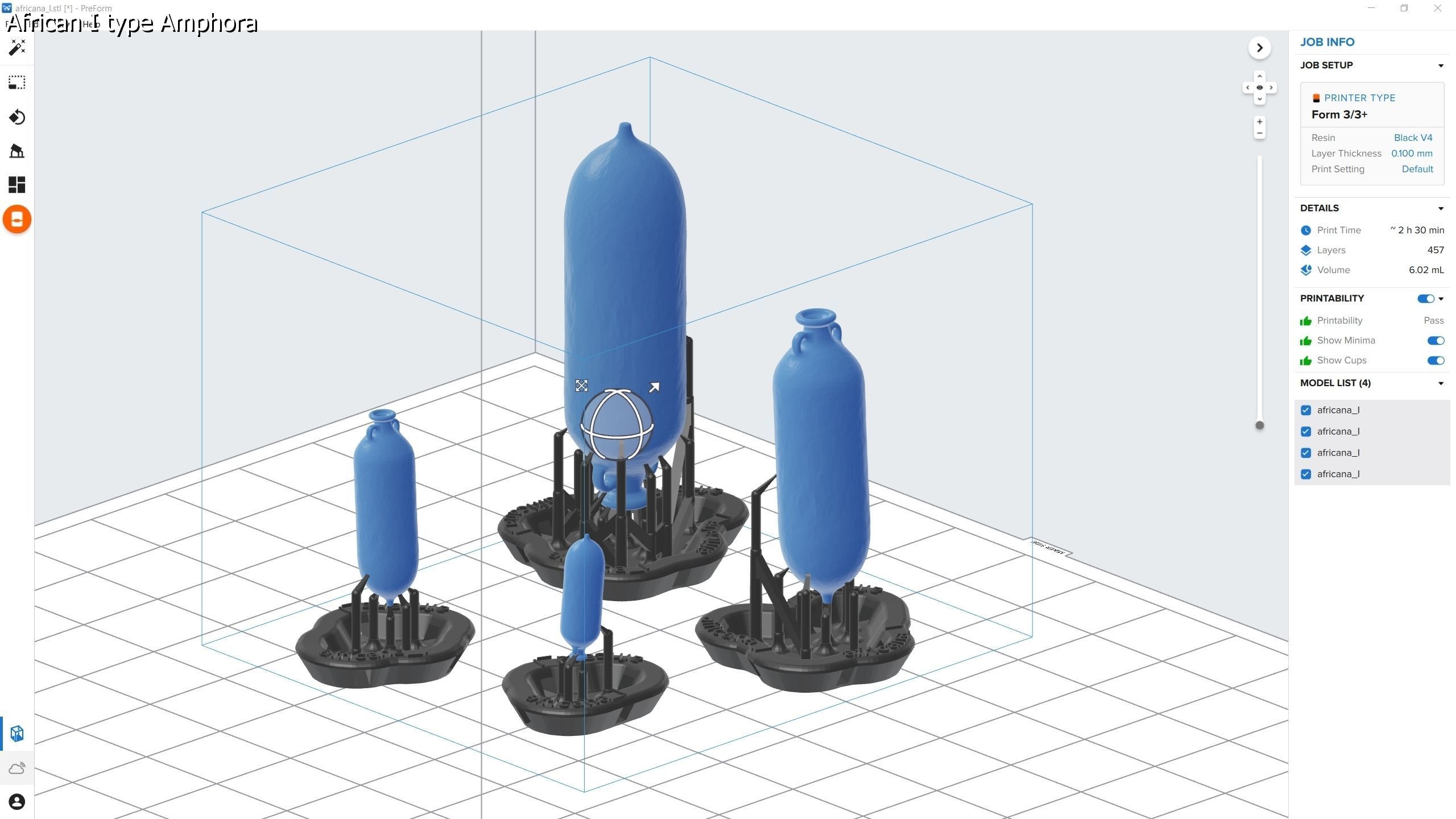 25 Amphoras pack - Personal license 3D print model_6