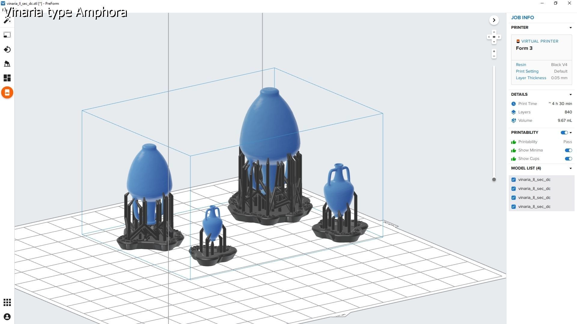 25 Amphoras pack - Personal license 3D print model_75