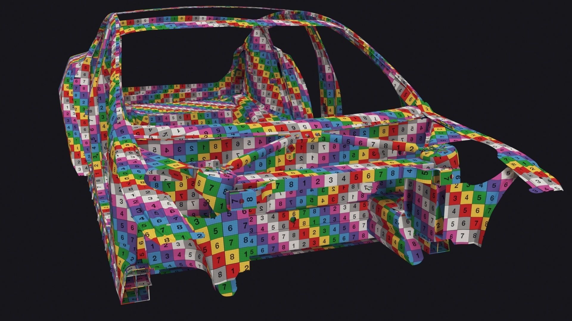 Tesla Model S Frame 3 3D model_31