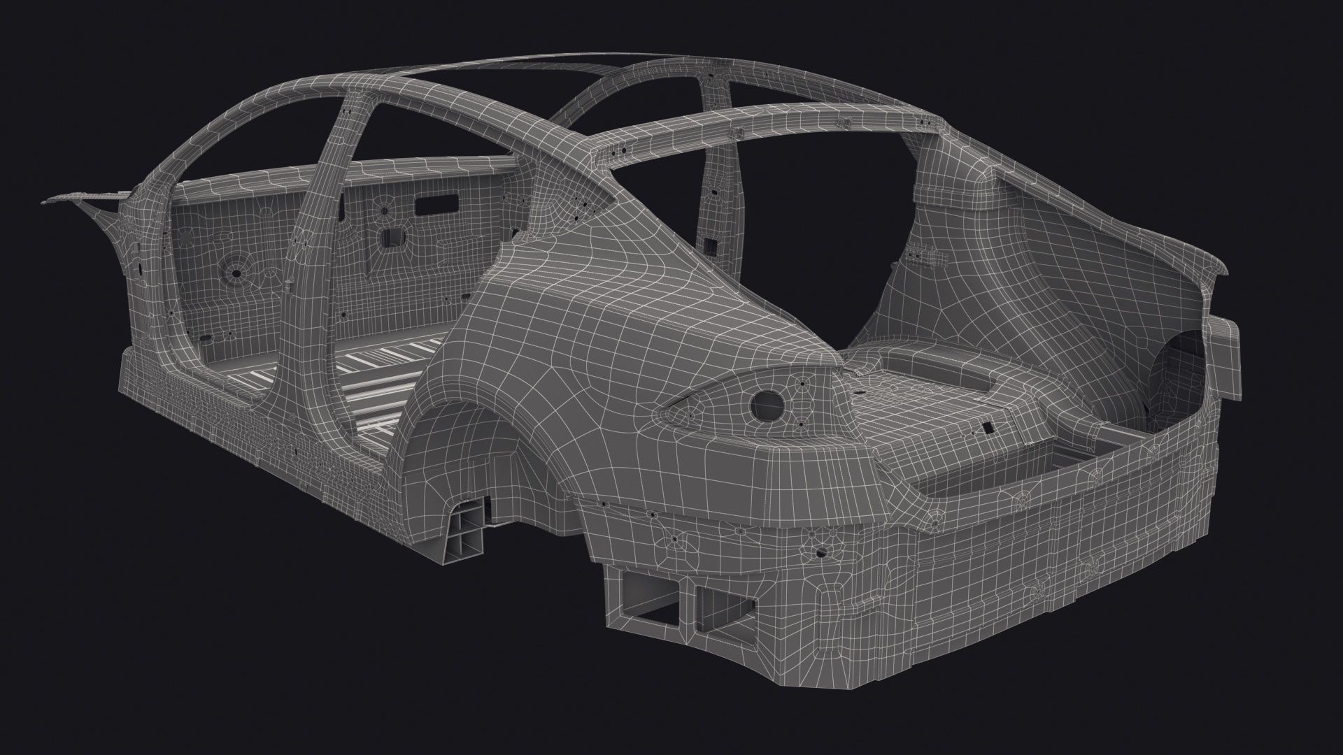 Tesla Model S Frame 3 3D model_19