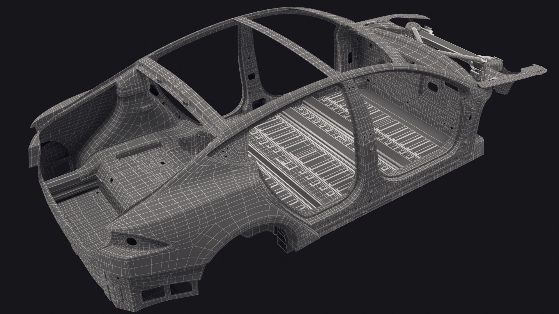Tesla Model S Frame 3 3D model_18