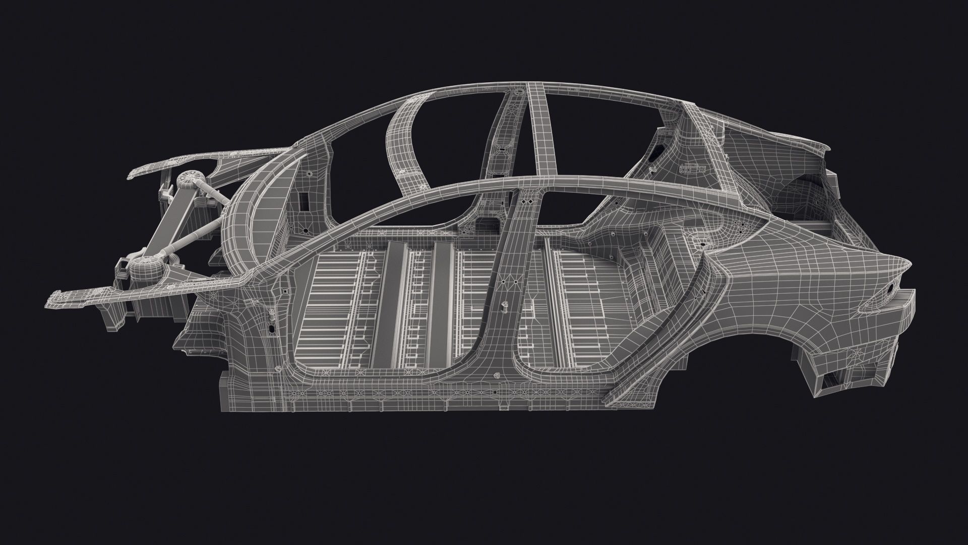 Tesla Model S Frame 3 3D model_16