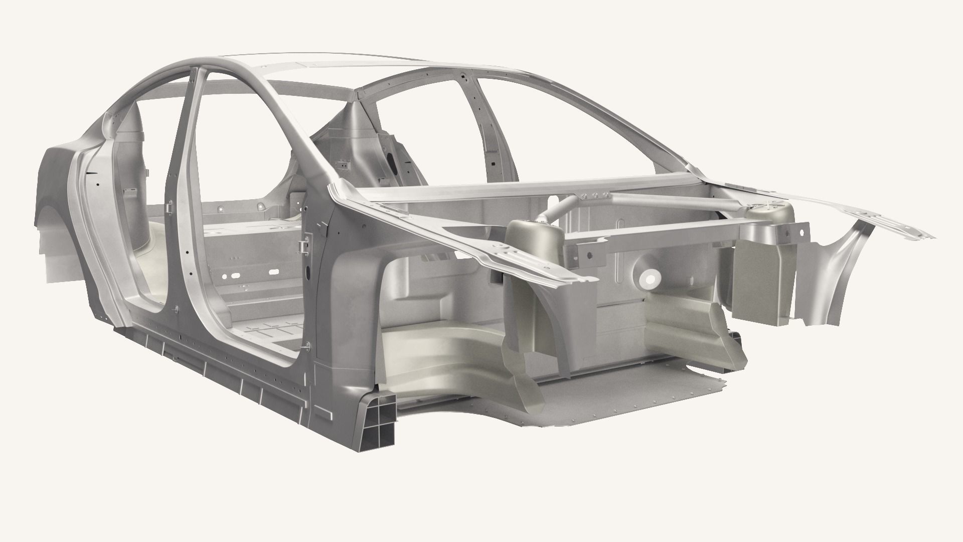Tesla Model S Frame 3 3D model_8