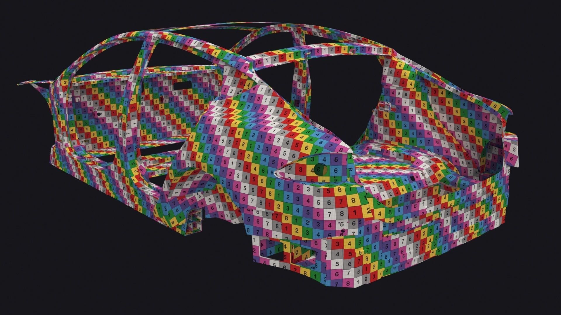 Tesla Model S Frame 3 3D model_28