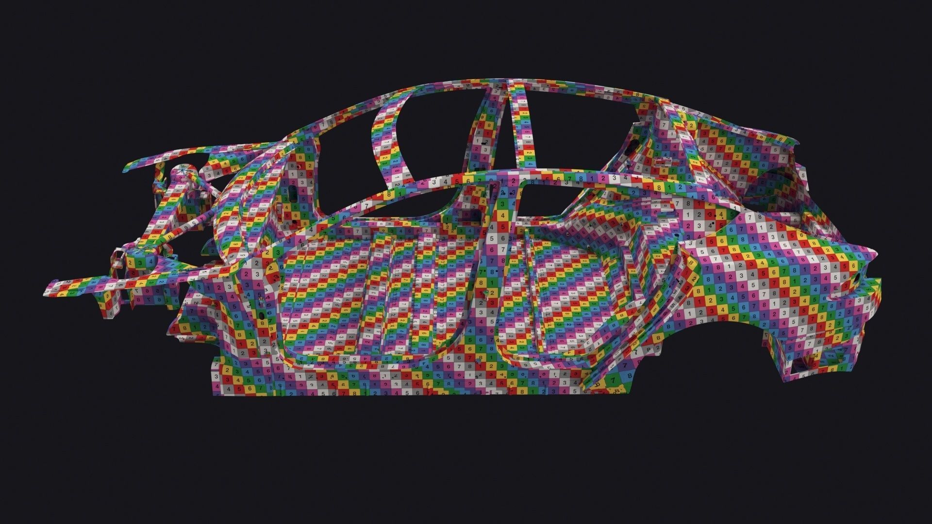 Tesla Model S Frame 3 3D model_26