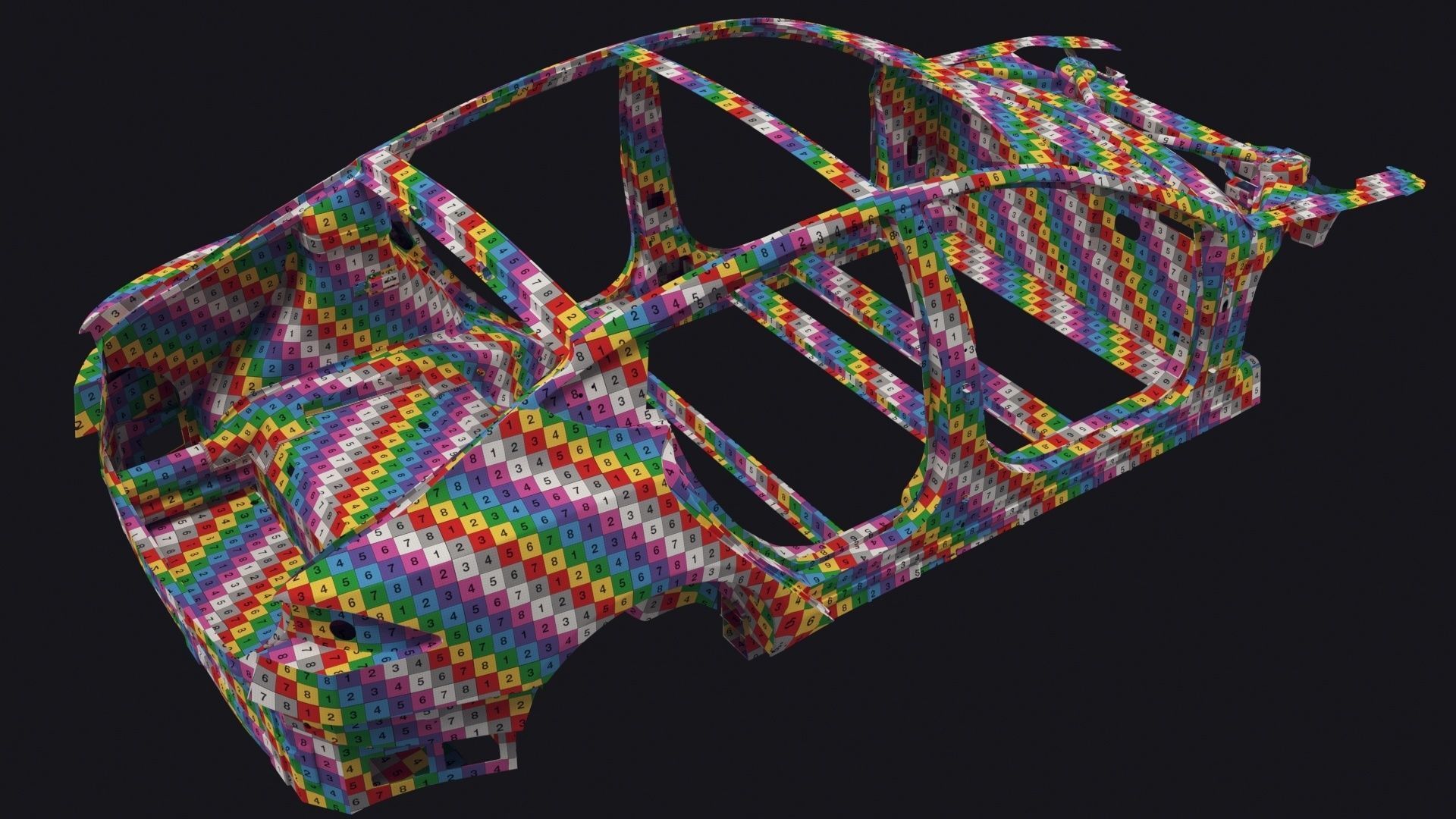 Tesla Model S Frame 3 3D model_27