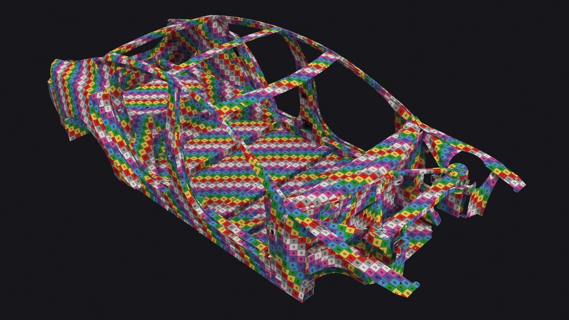 Tesla Model S Frame 3 3D model_23