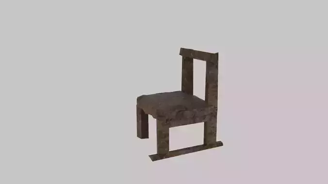 Abandon Chair - Low poly Game 