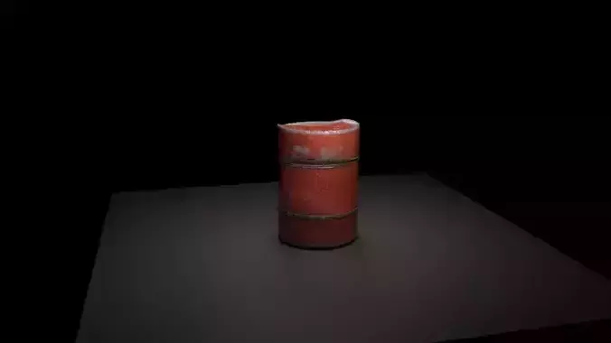 Oil Drum - Old can prop 