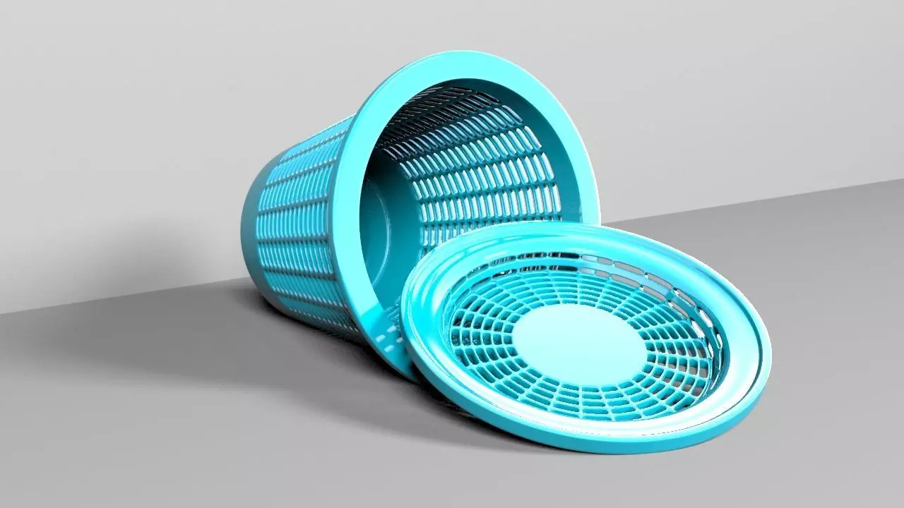 basket plastic container 3D print model