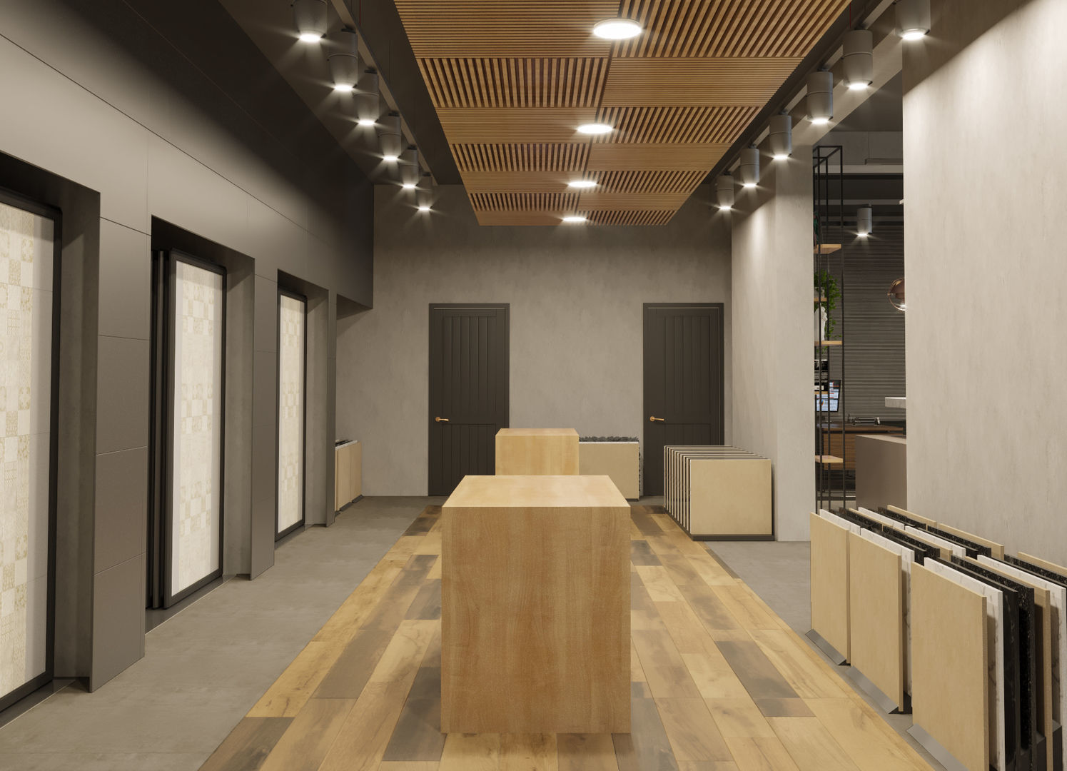 Ceramic Showroom Interior Scene 01 3D Model 3D model_4