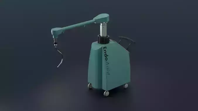 Medical Robot - EndoAssist Low-poly 3D model