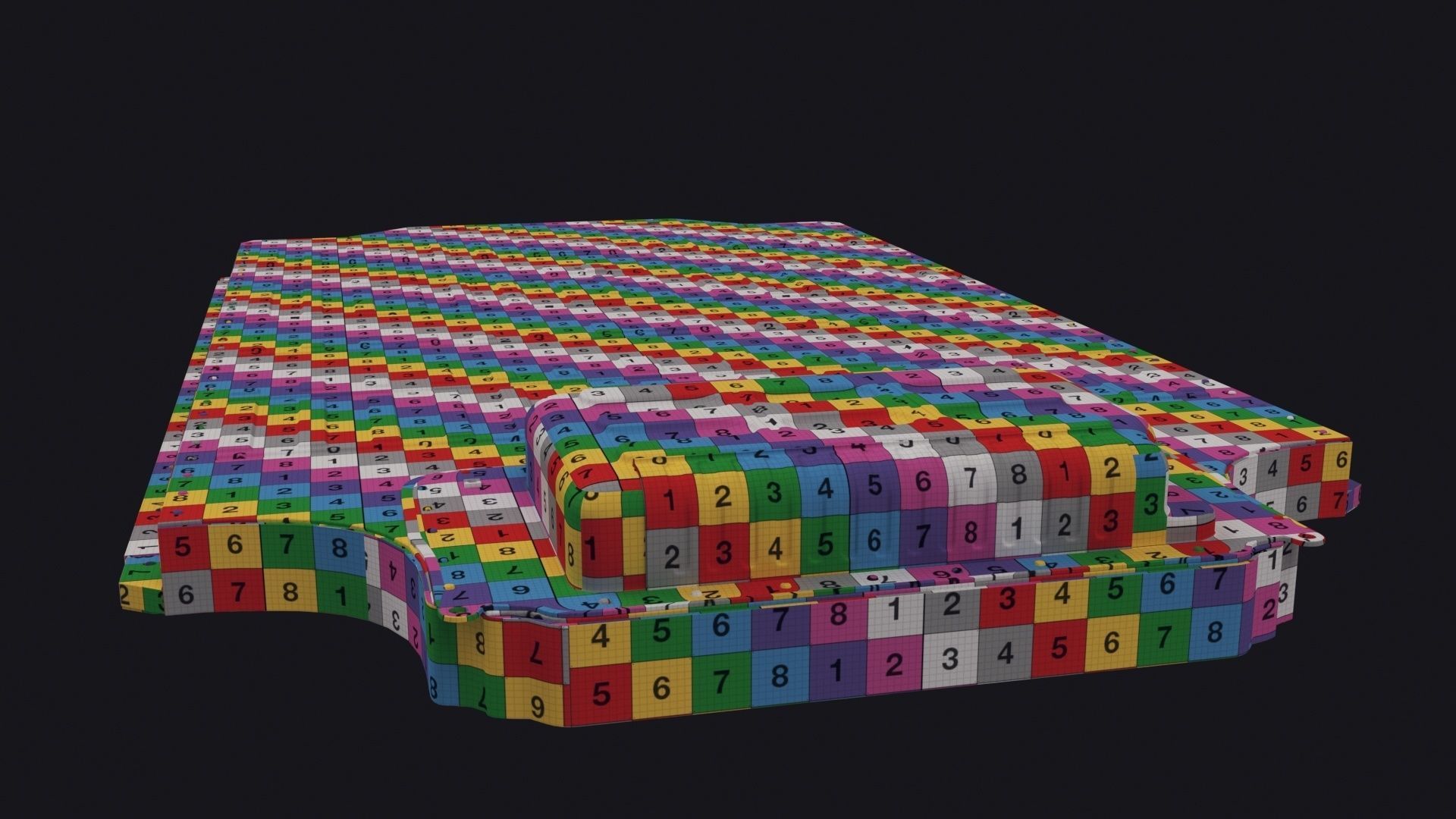 Tesla Model S Battery Pack 3D model_33