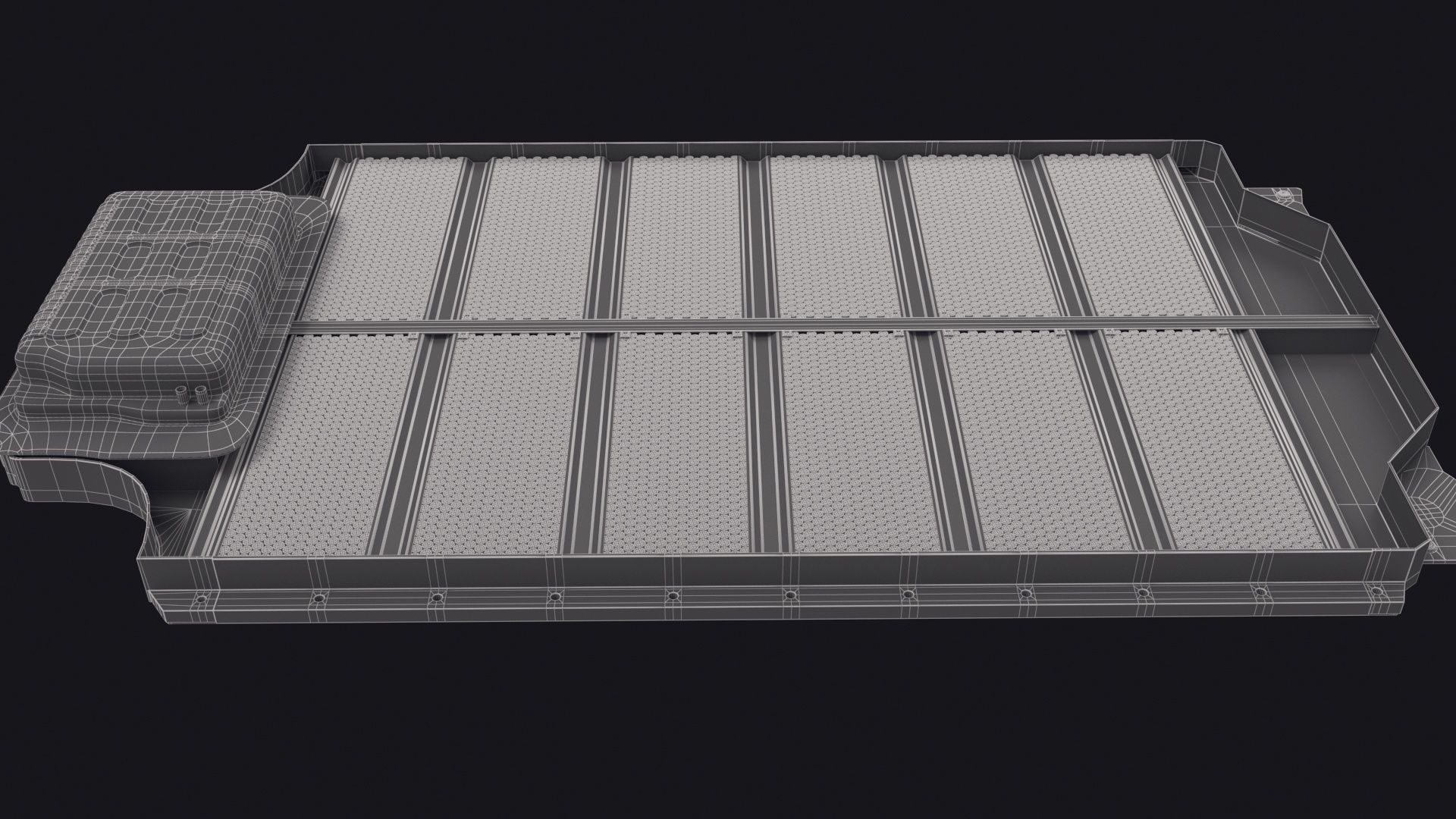 Tesla Model S Battery Pack 3D model_27