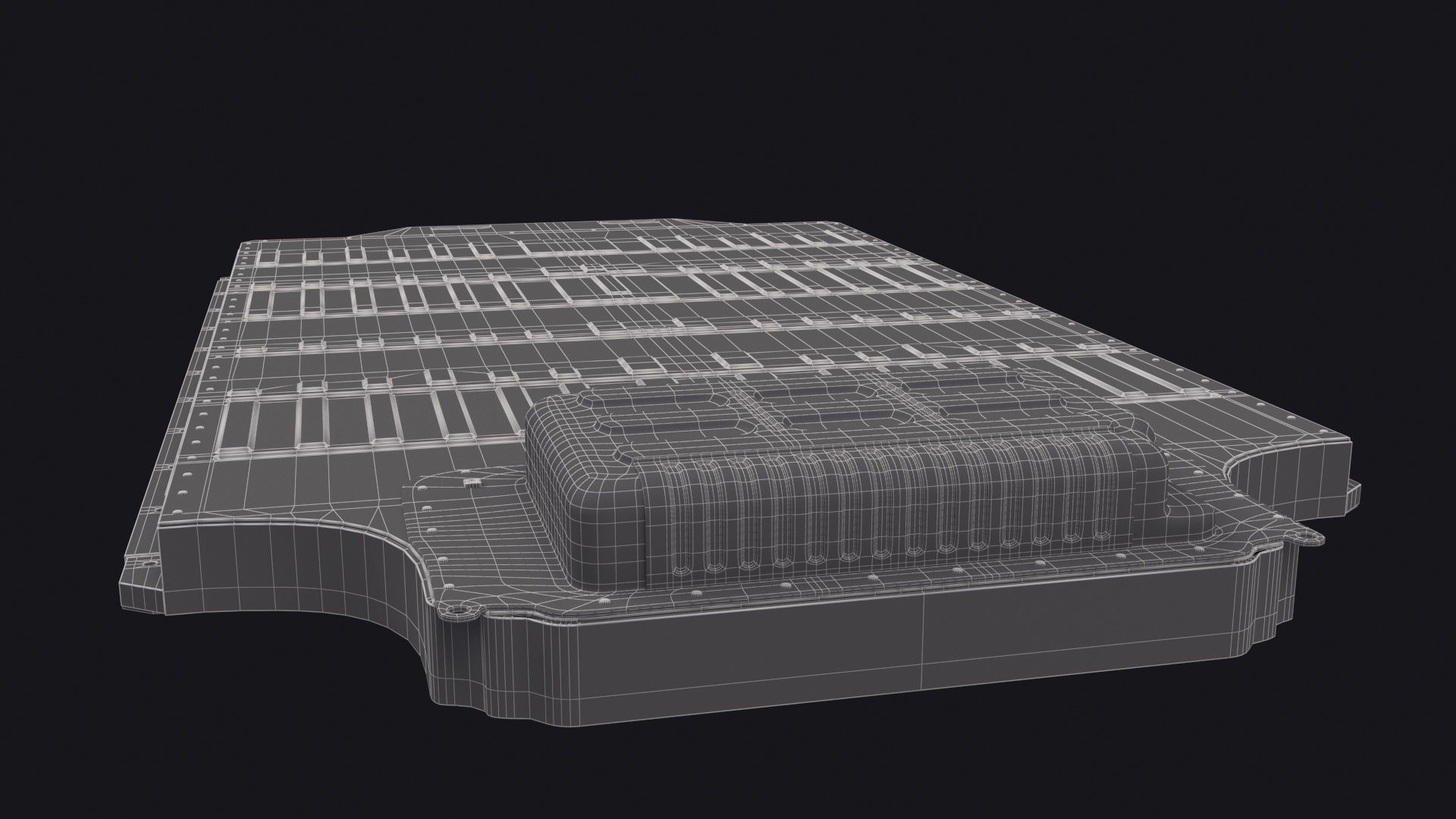 Tesla Model S Battery Pack 3D model_24