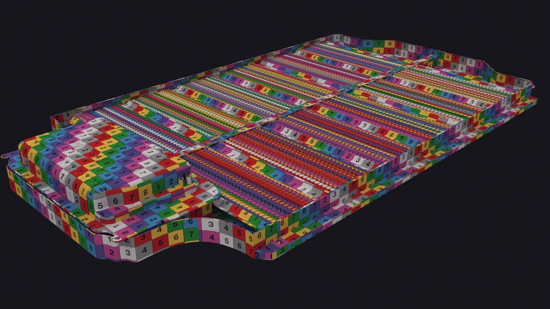 Tesla Model S Battery Pack 3D model_37