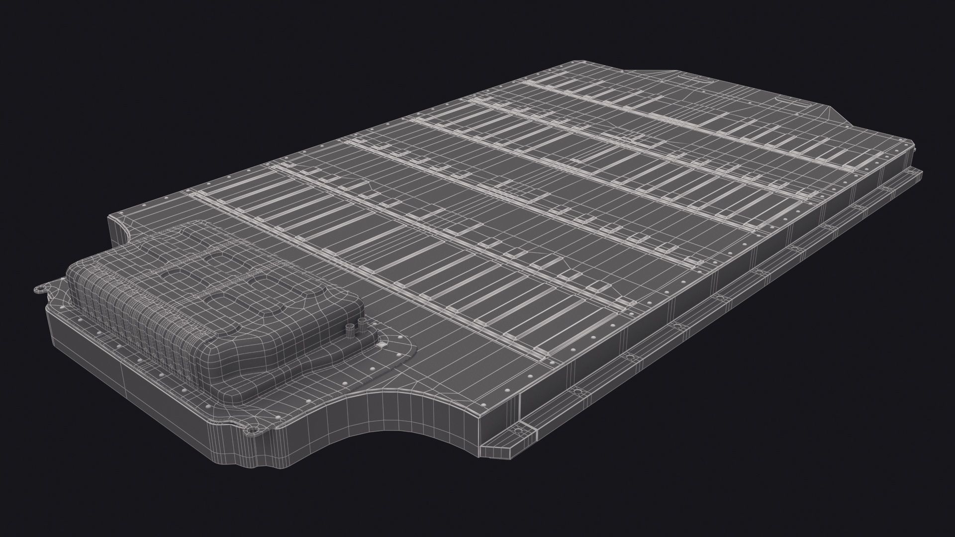 Tesla Model S Battery Pack 3D model_23