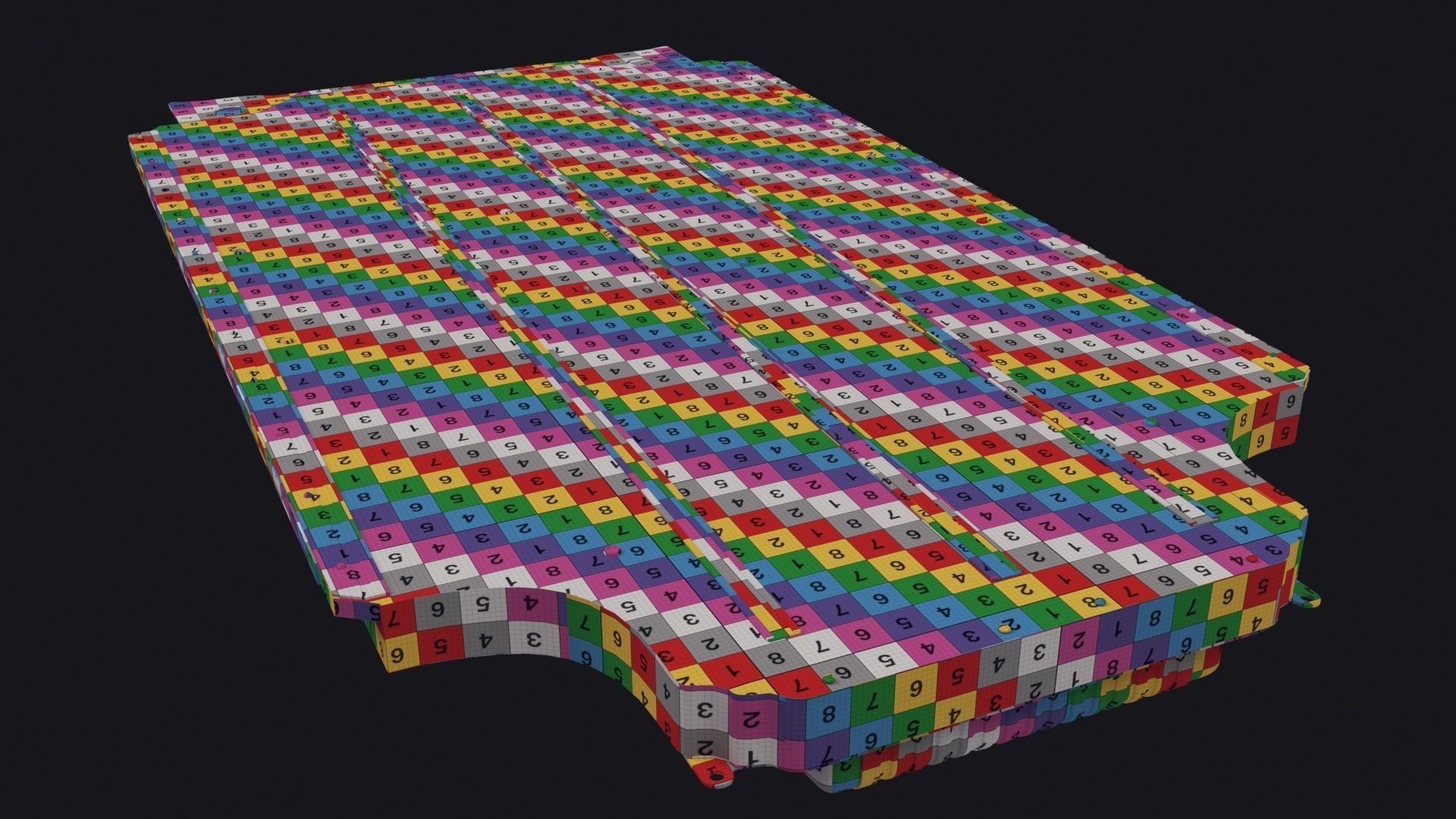 Tesla Model S Battery Pack 3D model_40