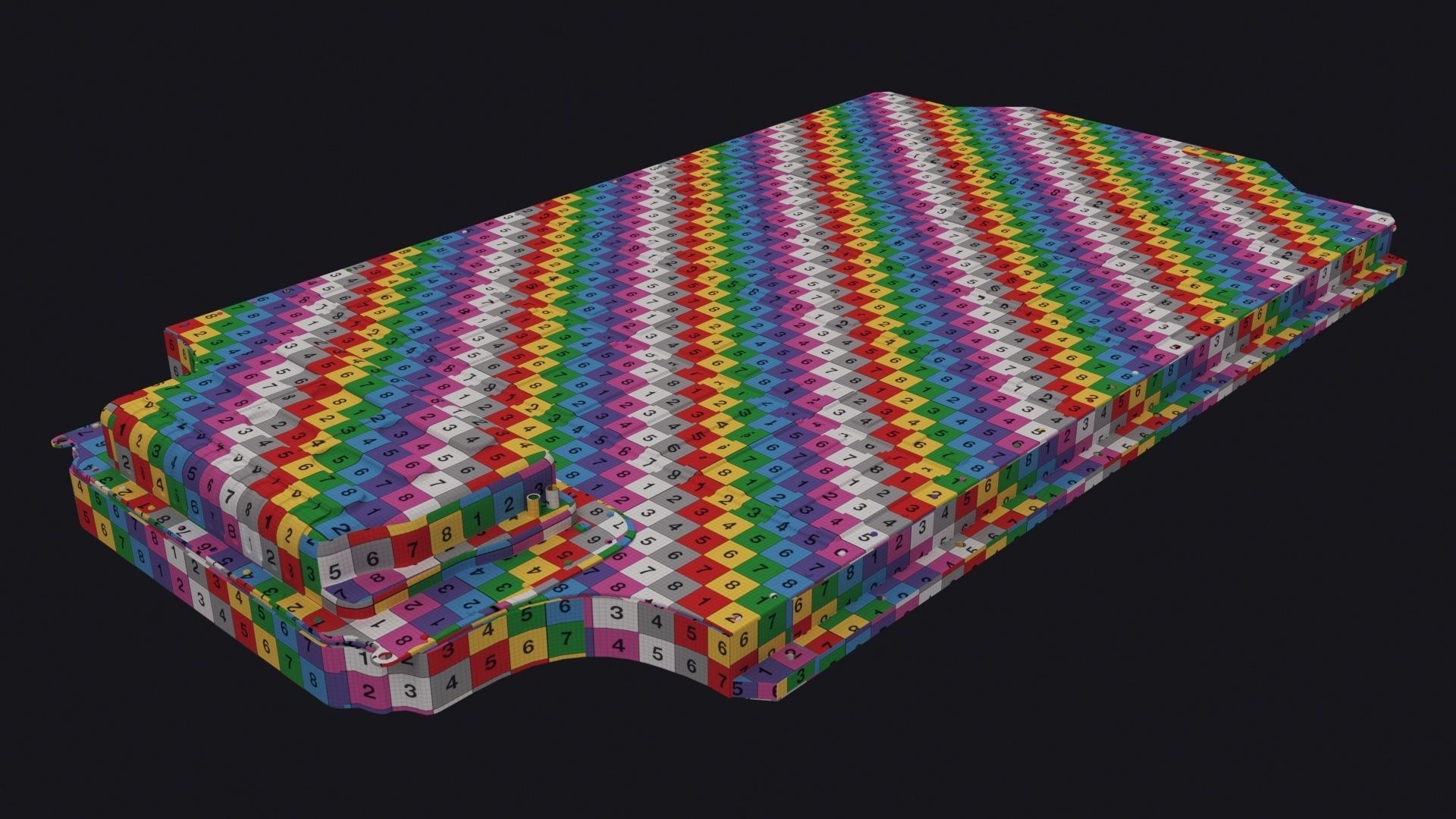 Tesla Model S Battery Pack 3D model_32