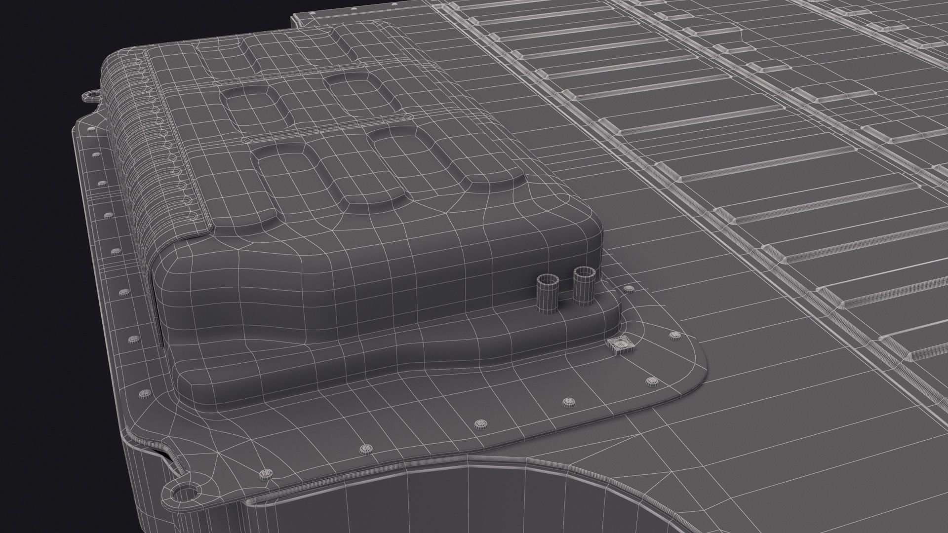 Tesla Model S Battery Pack 3D model_25